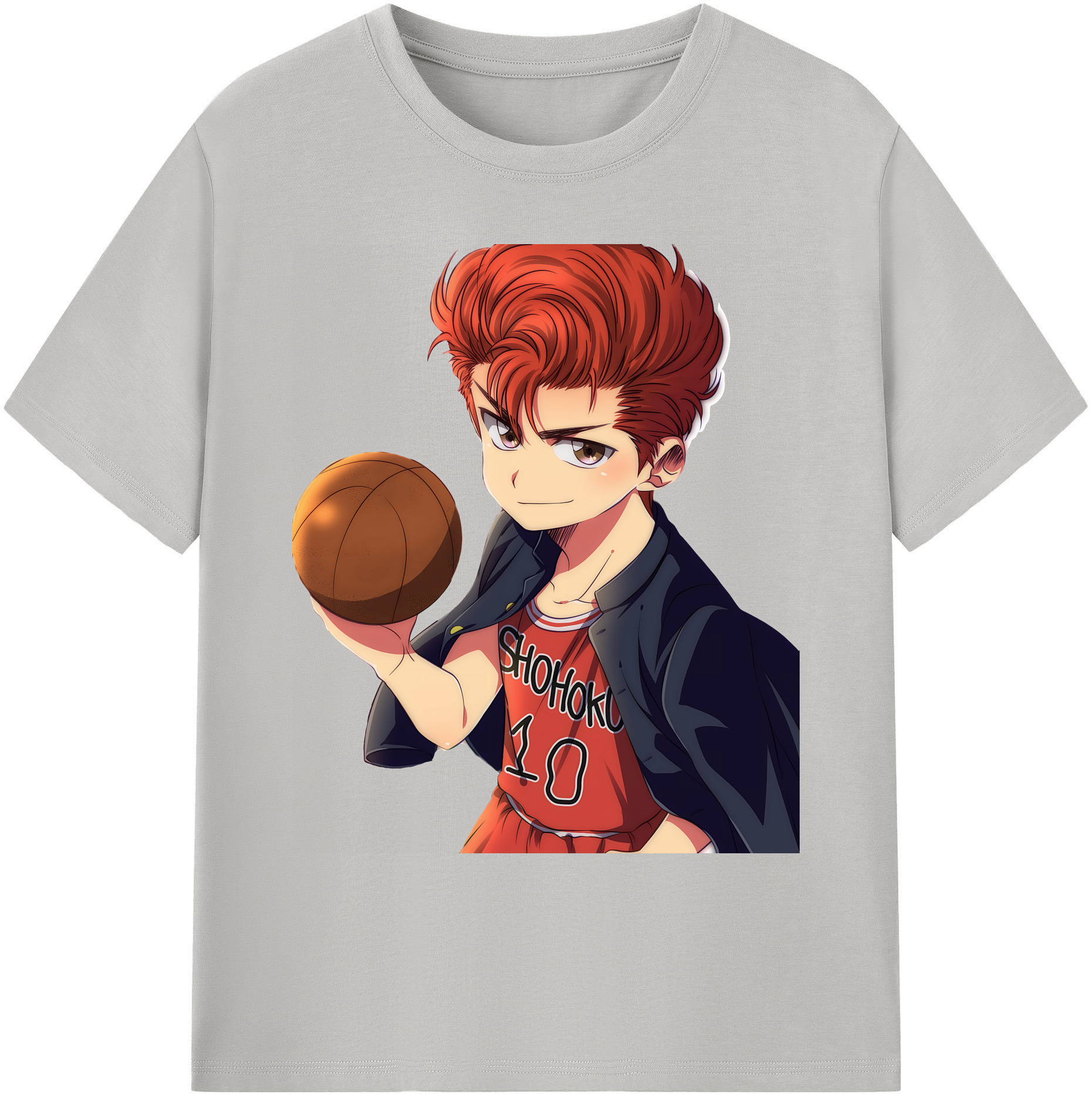 （画像用） SLAM DUNK／スラムダンク 綿100％ メンズ半袖Tシャツ｜肌触りやわらか＆通気性