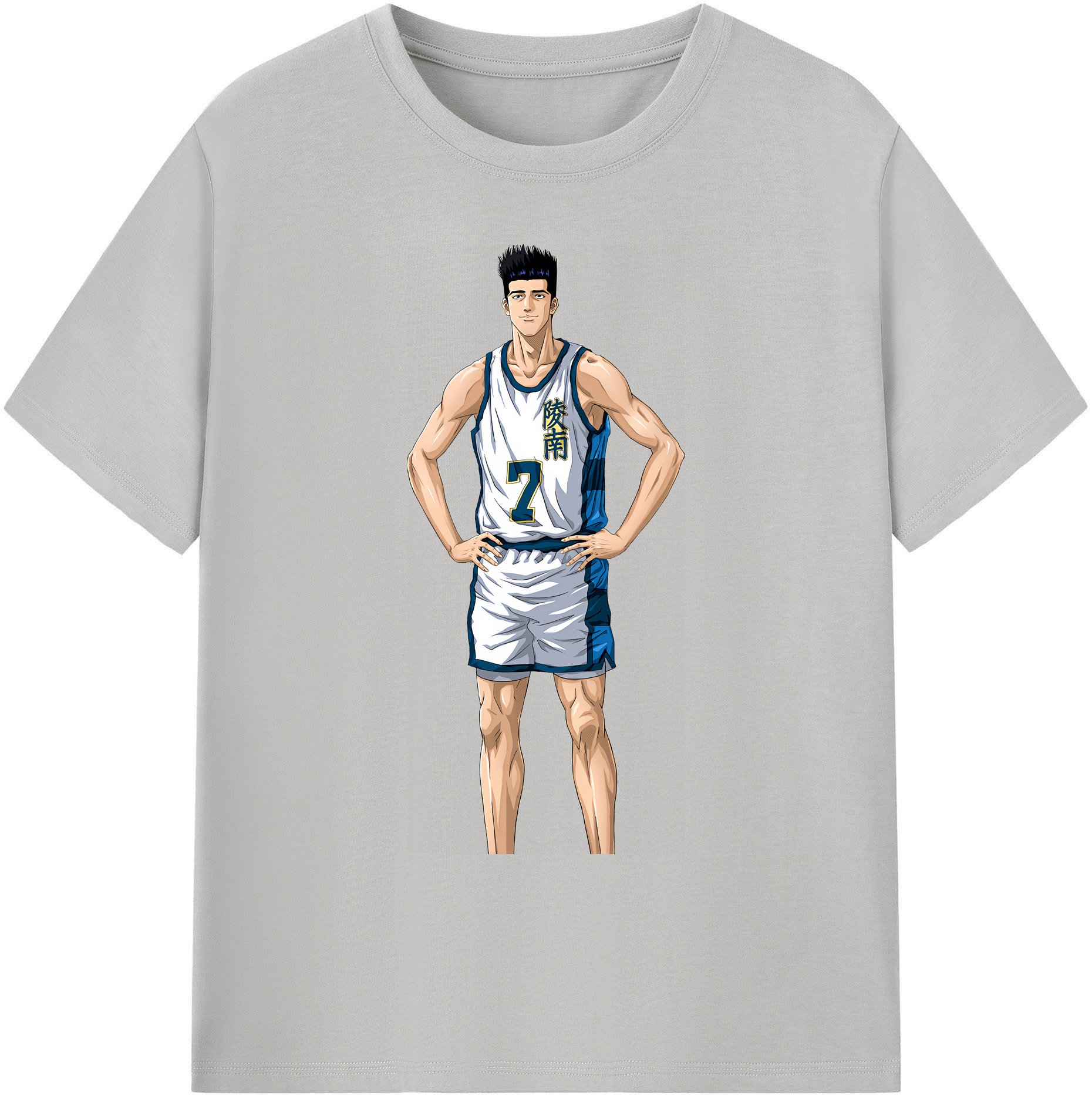 （画像用） SLAM DUNK／スラムダンク 綿100％ メンズ半袖Tシャツ｜肌触りやわらか＆通気性
