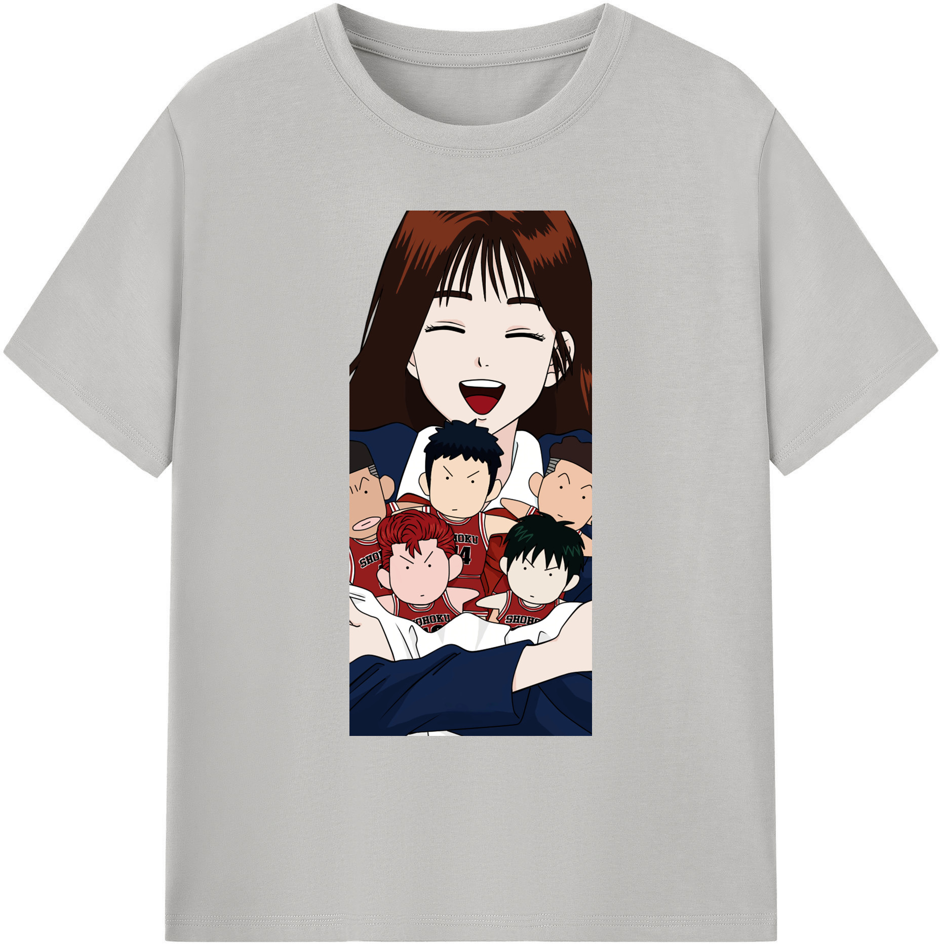 （画像用） SLAM DUNK／スラムダンク 綿100％ メンズ半袖Tシャツ｜肌触りやわらか＆通気性
