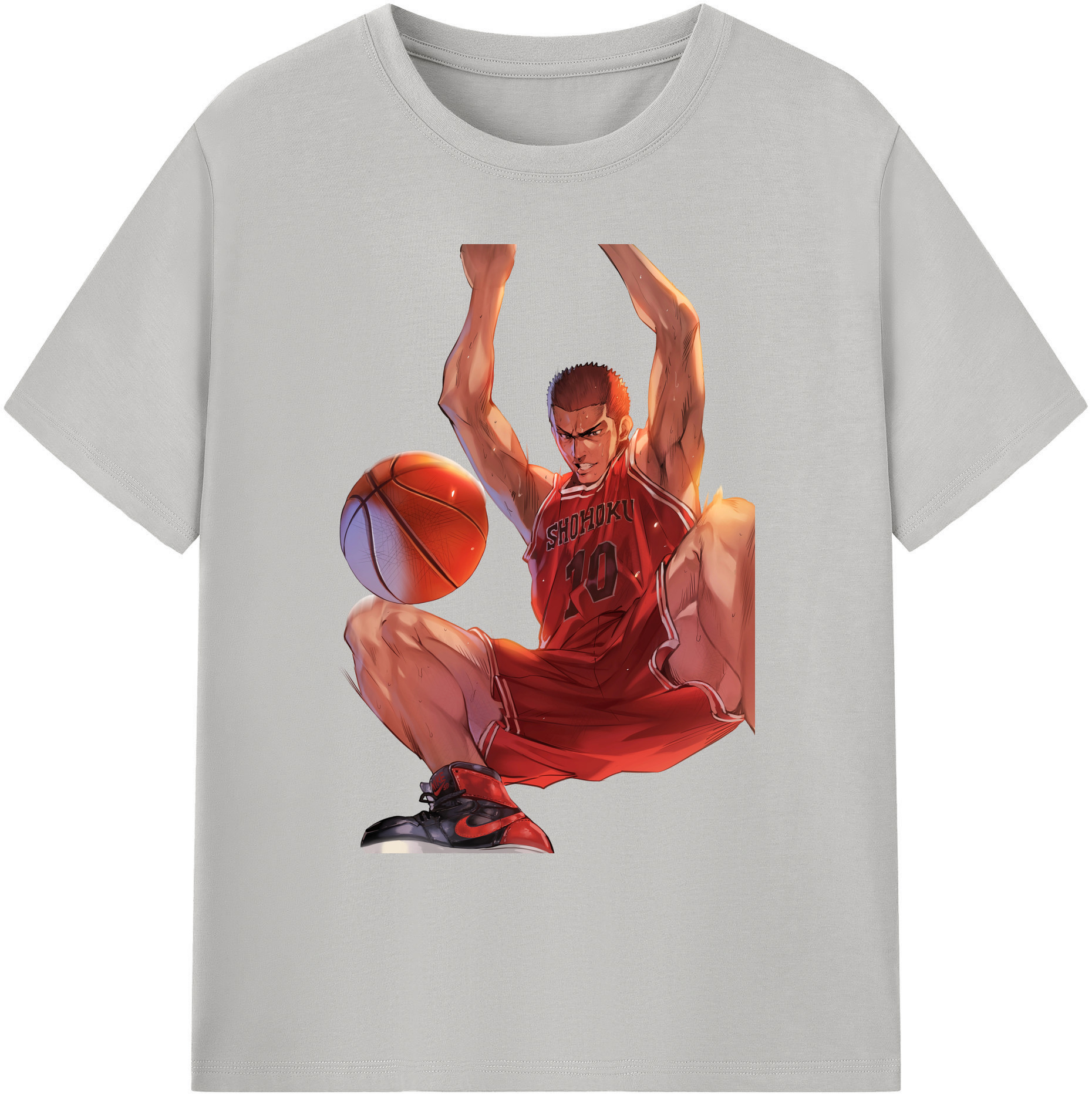（画像用） SLAM DUNK／スラムダンク 綿100％ メンズ半袖Tシャツ｜肌触りやわらか＆通気性