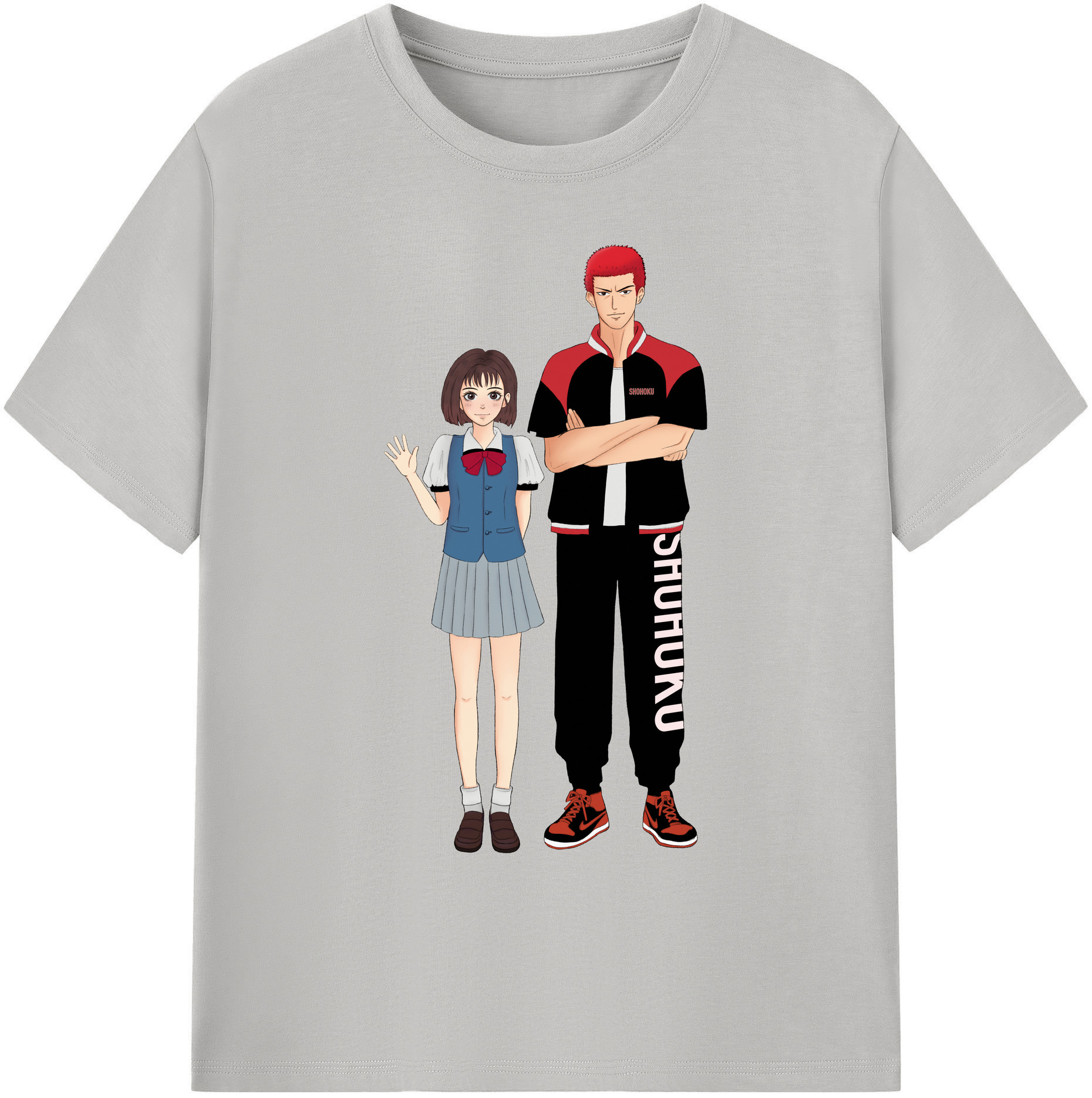（画像用） SLAM DUNK／スラムダンク 綿100％ メンズ半袖Tシャツ｜肌触りやわらか＆通気性