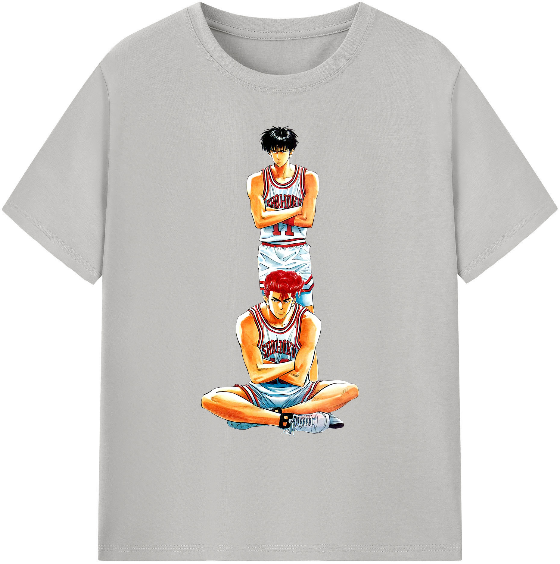 （画像用） SLAM DUNK／スラムダンク 綿100％ メンズ半袖Tシャツ｜肌触りやわらか＆通気性