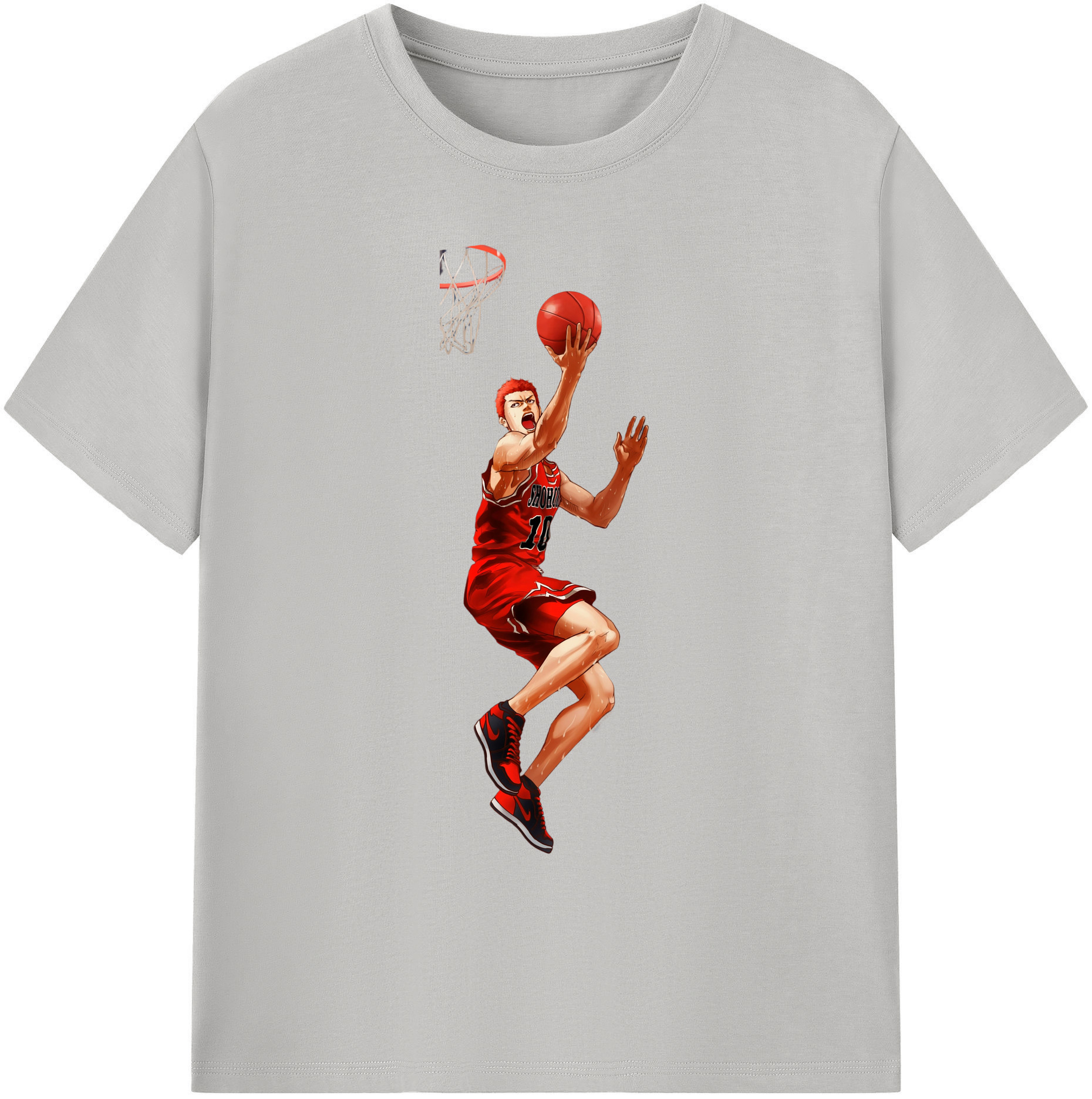 （画像用） SLAM DUNK／スラムダンク 綿100％ メンズ半袖Tシャツ｜肌触りやわらか＆通気性