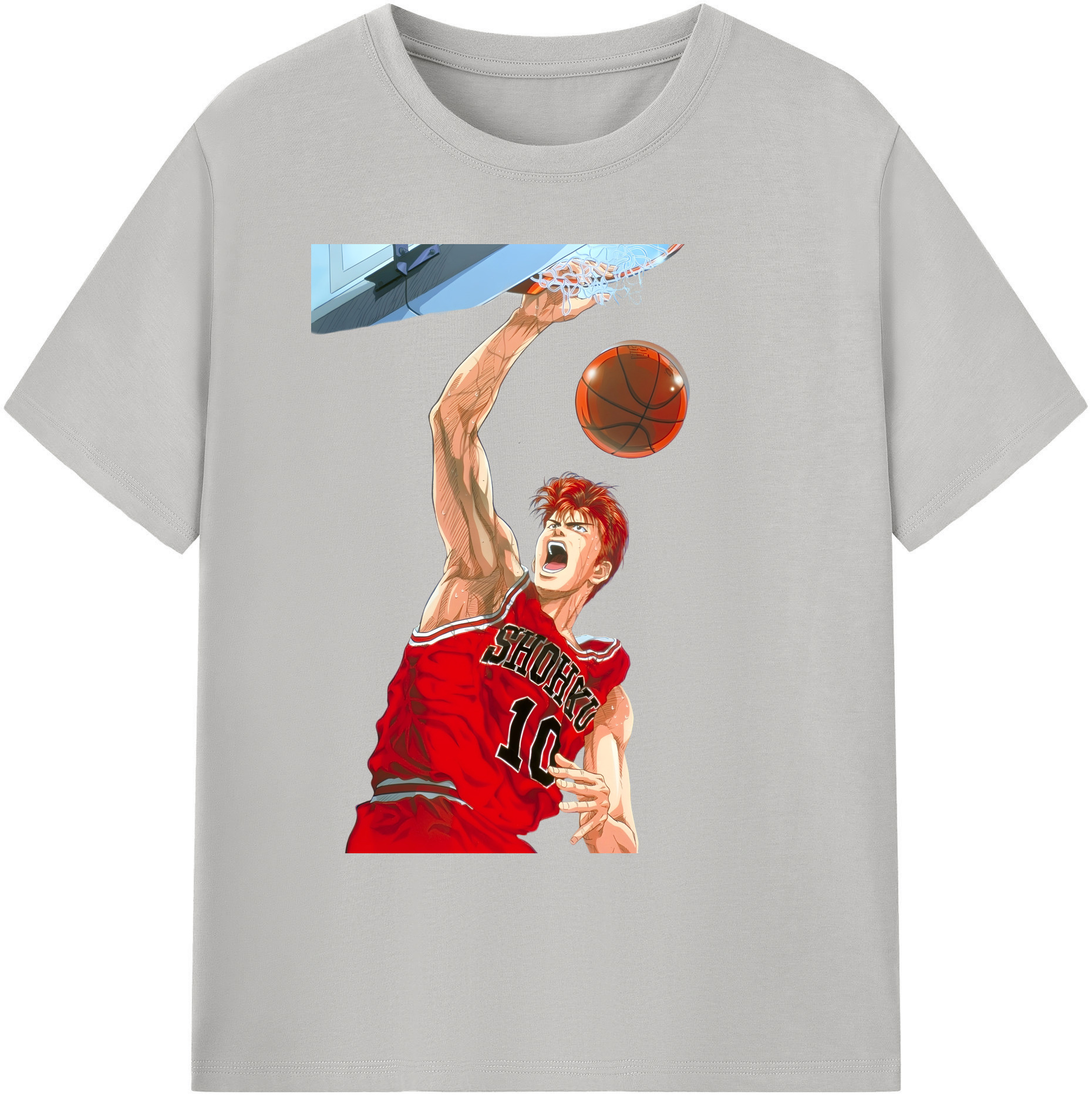 （画像用） SLAM DUNK／スラムダンク 綿100％ メンズ半袖Tシャツ｜肌触りやわらか＆通気性