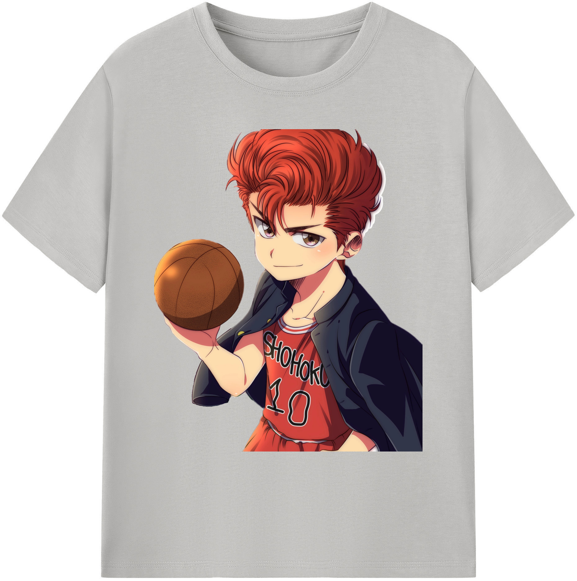 （画像用） SLAM DUNK／スラムダンク 綿100％ メンズ半袖Tシャツ｜肌触りやわらか＆通気性