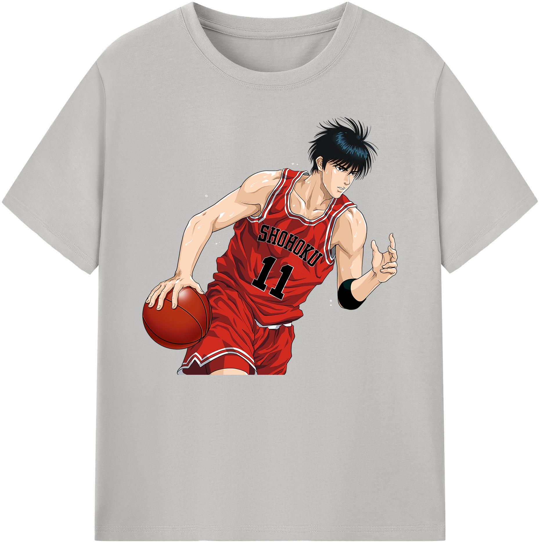 （画像用） SLAM DUNK／スラムダンク 綿100％ メンズ半袖Tシャツ｜肌触りやわらか＆通気性
