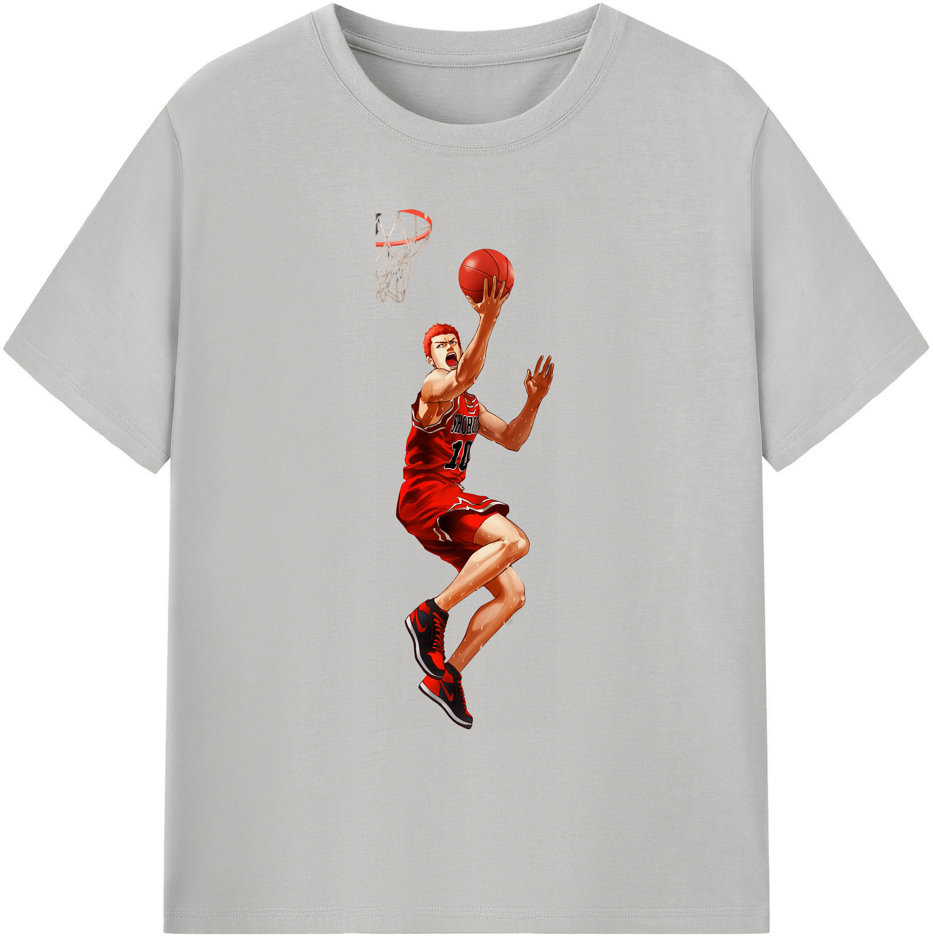 （画像用） SLAM DUNK／スラムダンク 綿100％ メンズ半袖Tシャツ｜肌触りやわらか＆通気性