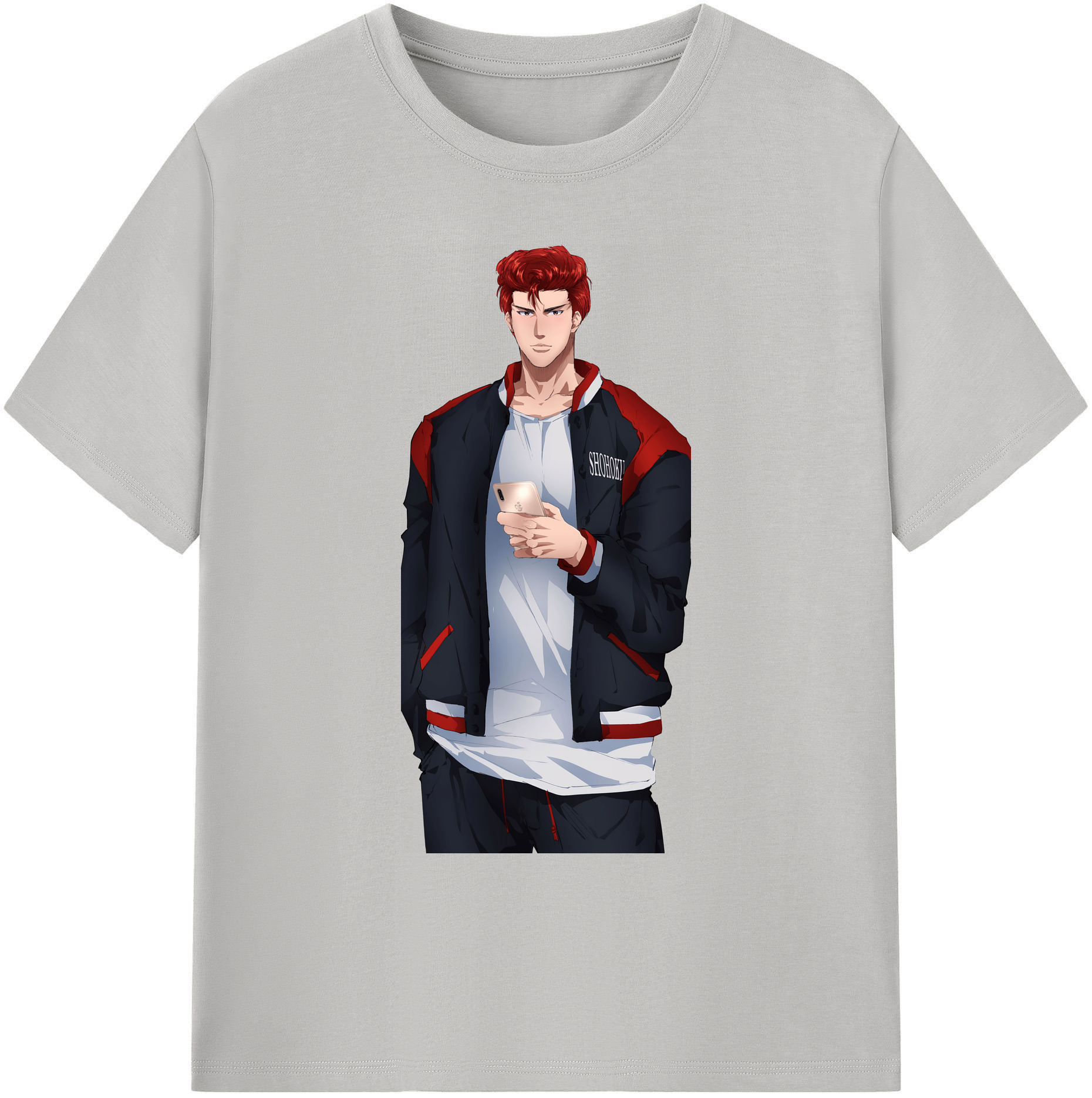 （画像用） SLAM DUNK／スラムダンク 綿100％ メンズ半袖Tシャツ｜肌触りやわらか＆通気性