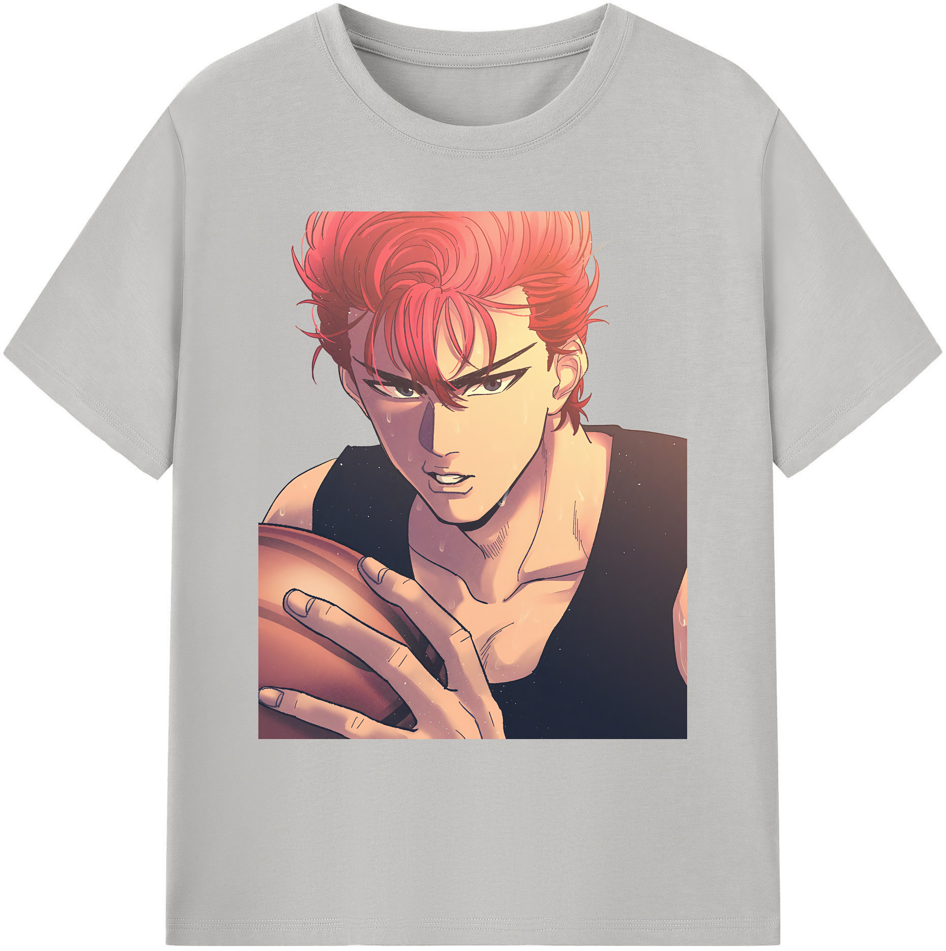 （画像用） SLAM DUNK／スラムダンク 綿100％ メンズ半袖Tシャツ｜肌触りやわらか＆通気性