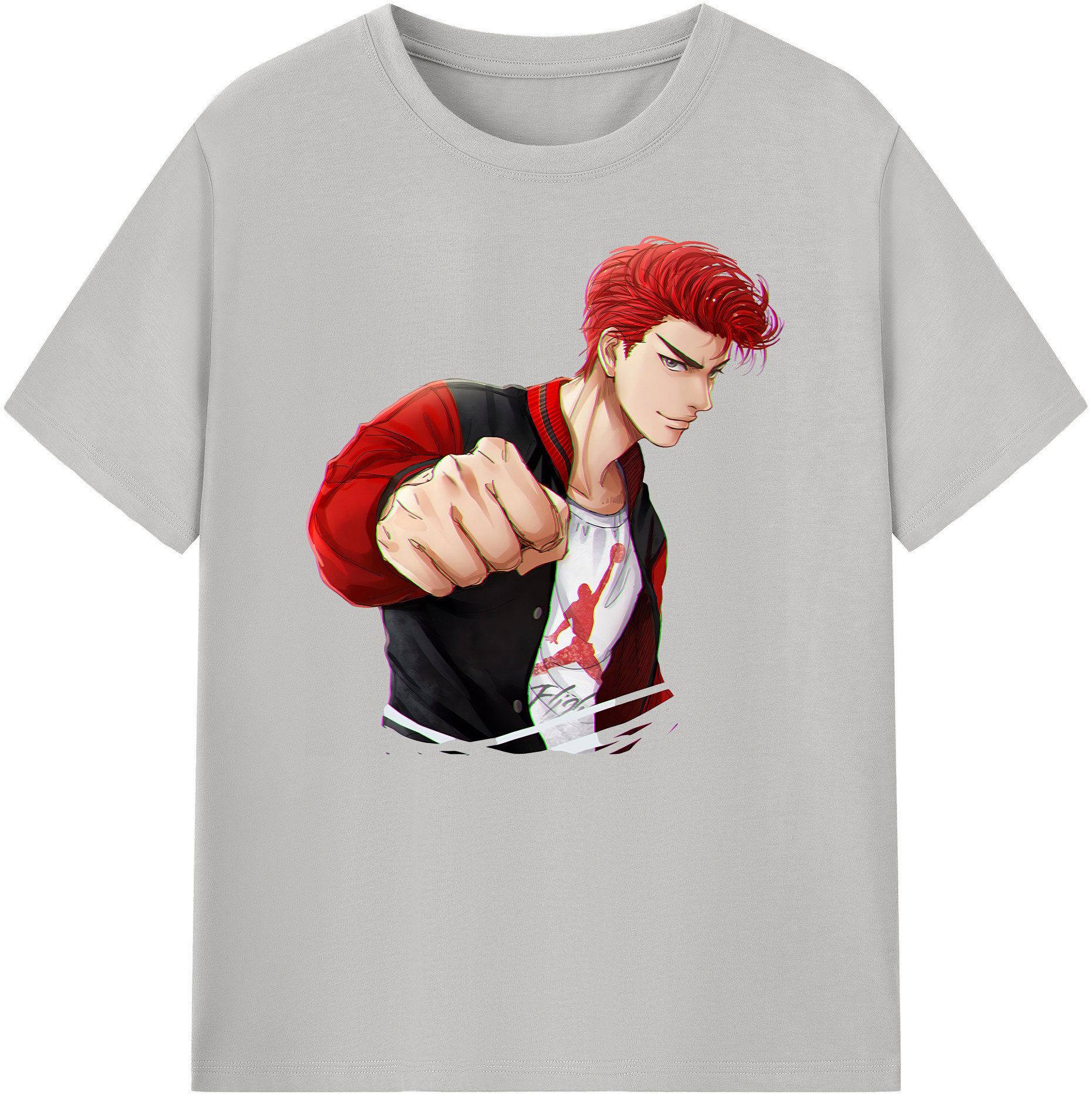 （画像用） SLAM DUNK／スラムダンク 綿100％ メンズ半袖Tシャツ｜肌触りやわらか＆通気性