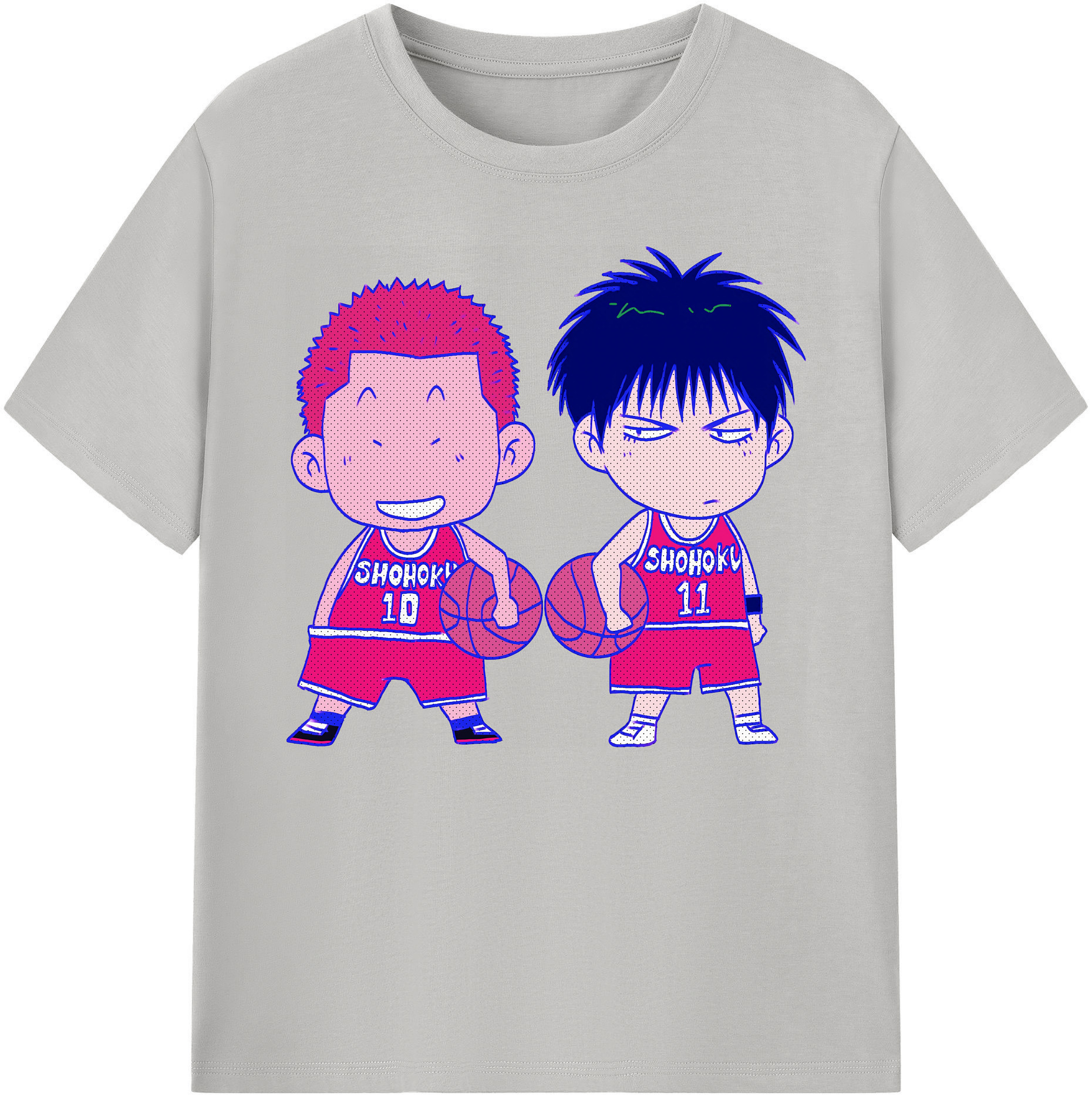 （画像用） SLAM DUNK／スラムダンク 綿100％ メンズ半袖Tシャツ｜肌触りやわらか＆通気性