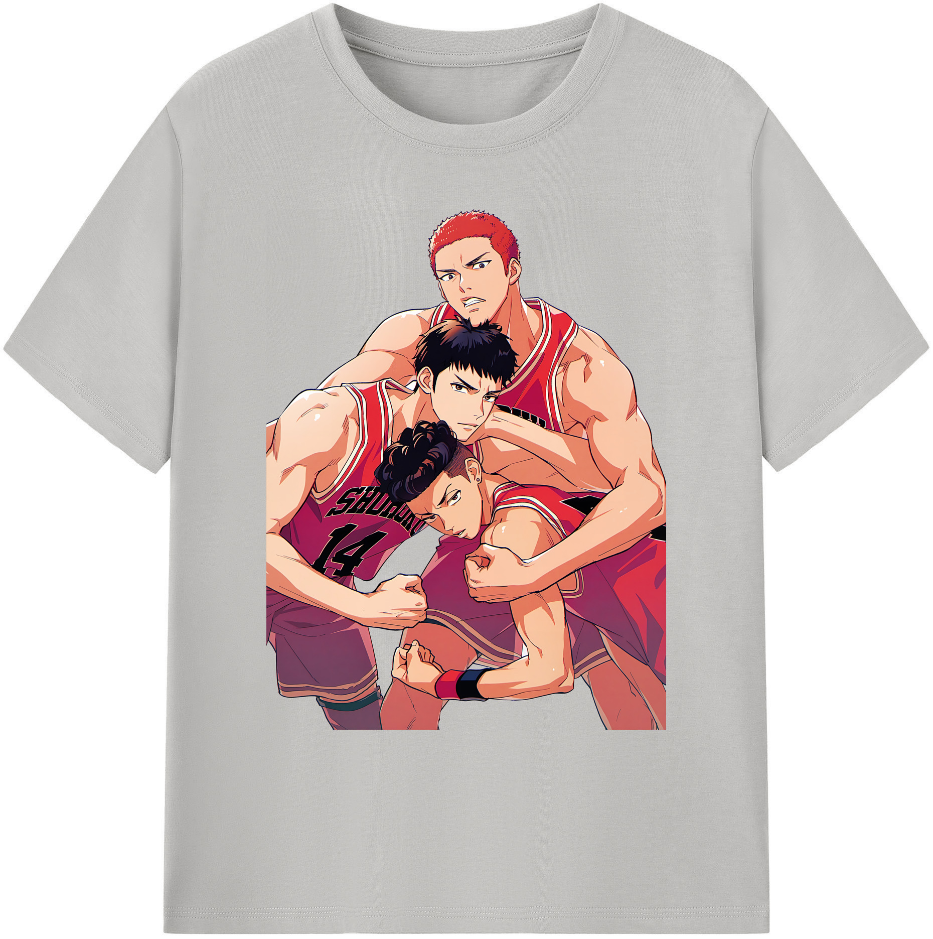 （画像用） SLAM DUNK／スラムダンク 綿100％ メンズ半袖Tシャツ｜肌触りやわらか＆通気性
