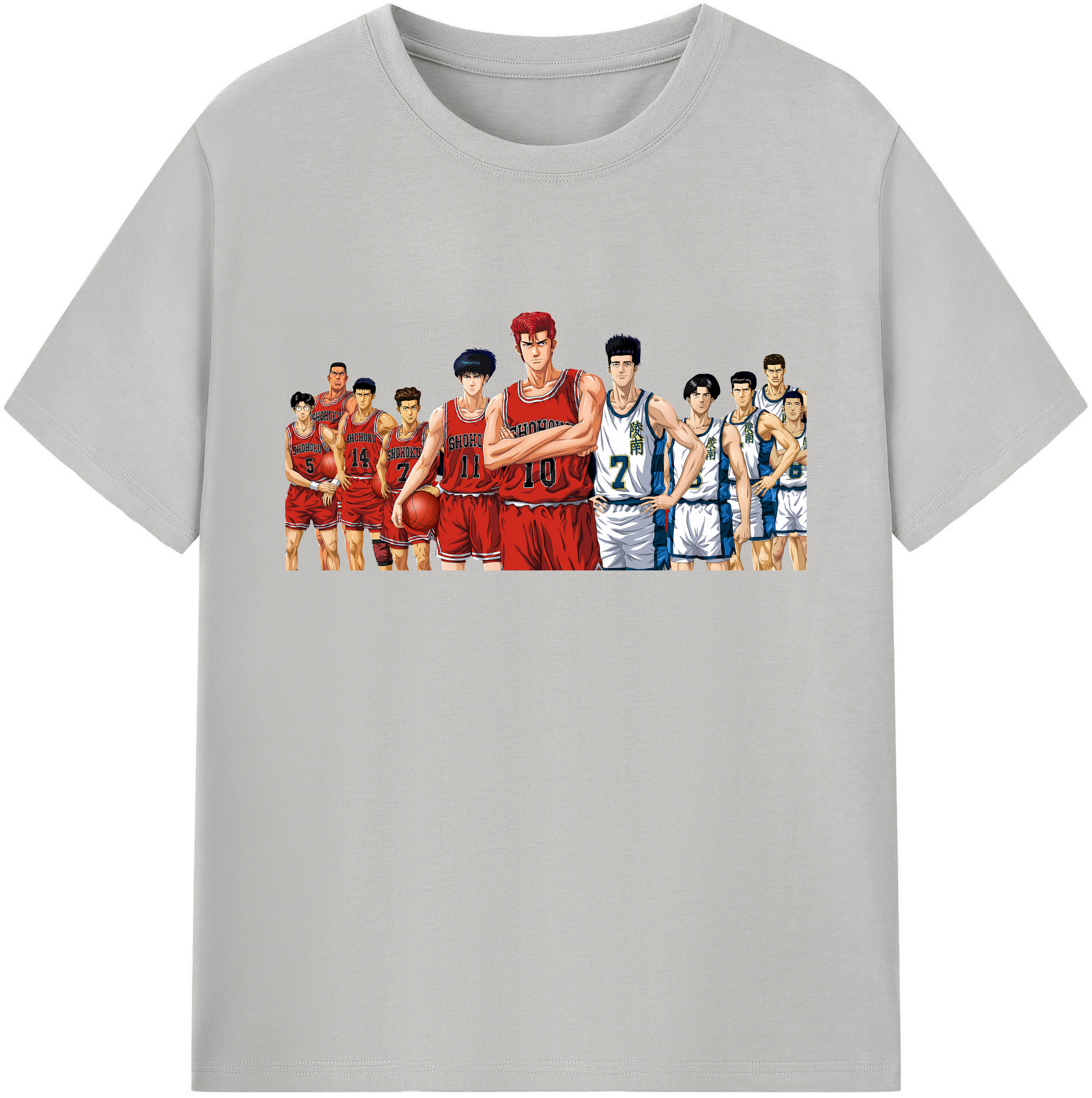 （画像用） SLAM DUNK／スラムダンク 綿100％ メンズ半袖Tシャツ｜肌触りやわらか＆通気性