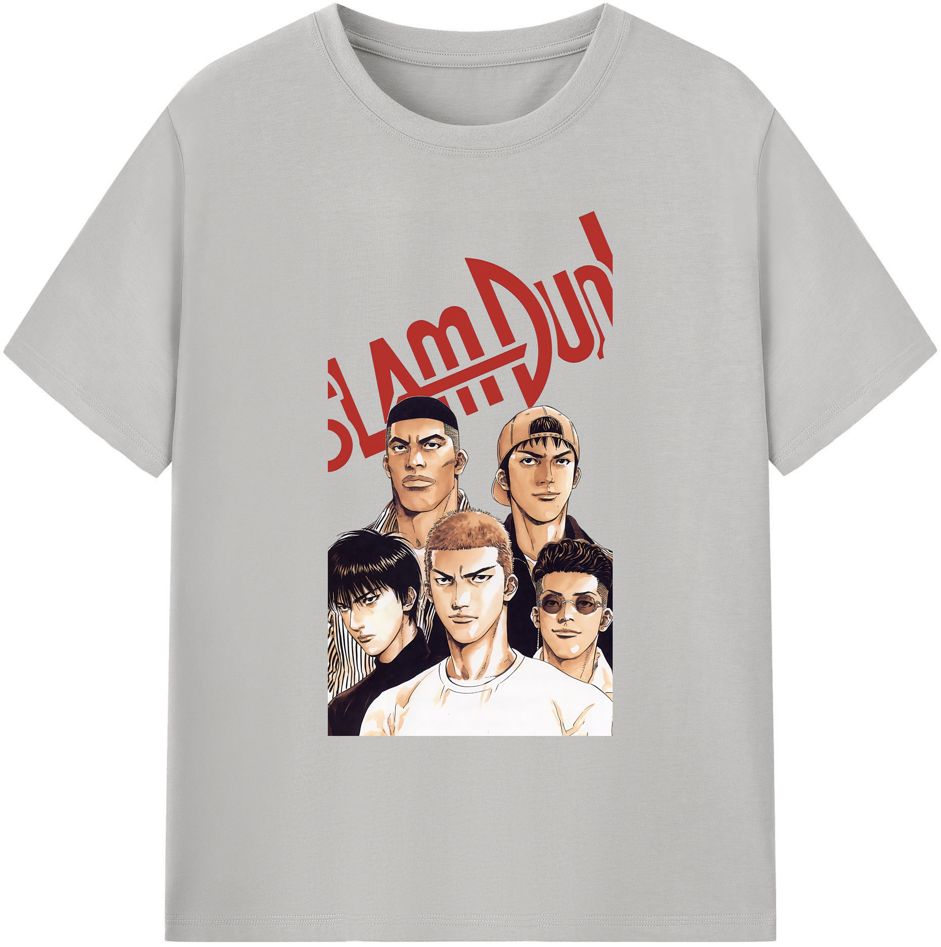 （画像用） SLAM DUNK／スラムダンク 綿100％ メンズ半袖Tシャツ｜肌触りやわらか＆通気性