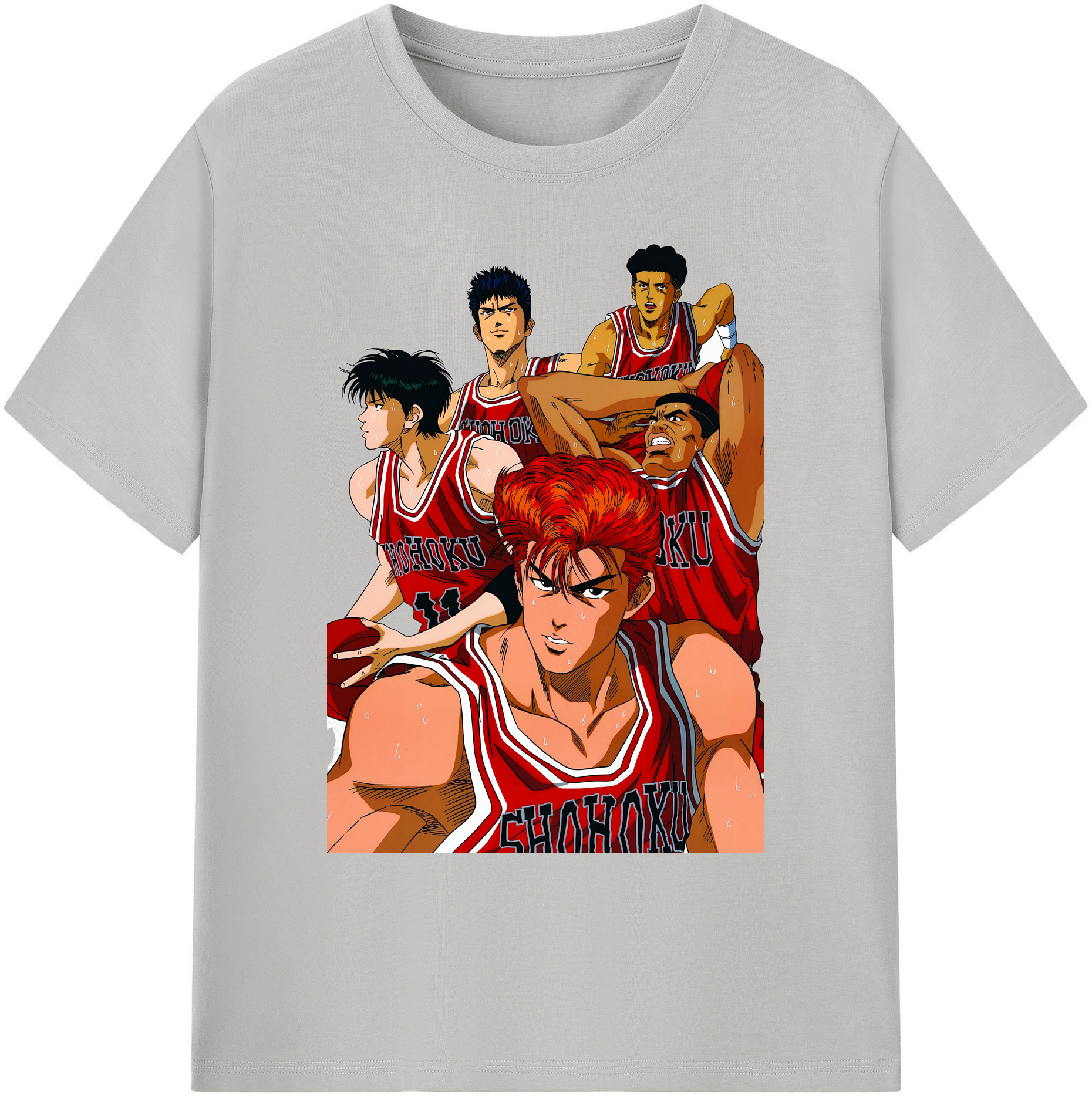 （画像用） SLAM DUNK／スラムダンク 綿100％ メンズ半袖Tシャツ｜肌触りやわらか＆通気性