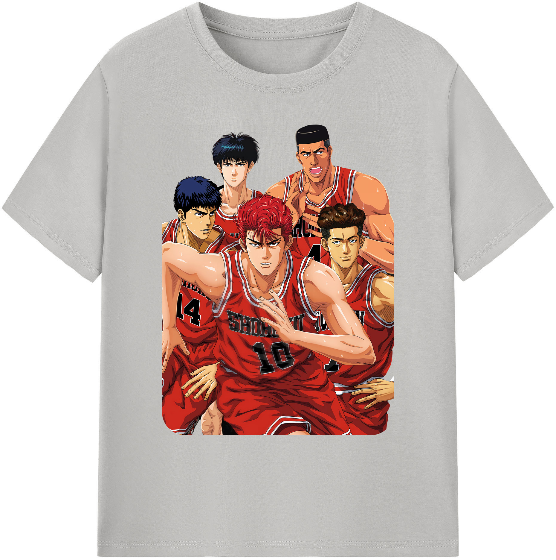 （画像用） SLAM DUNK／スラムダンク 綿100％ メンズ半袖Tシャツ｜肌触りやわらか＆通気性