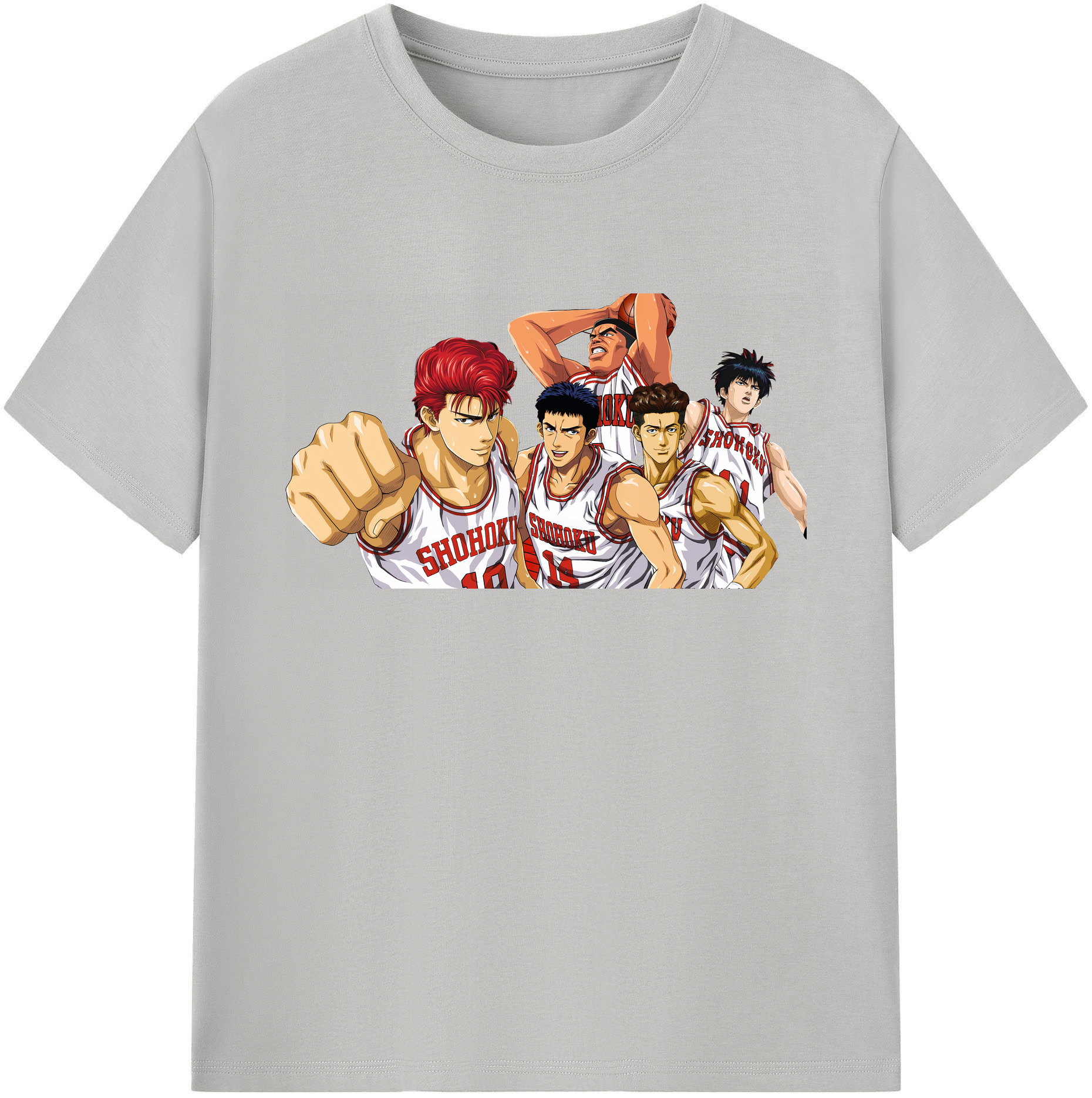 （画像用） SLAM DUNK／スラムダンク 綿100％ メンズ半袖Tシャツ｜肌触りやわらか＆通気性