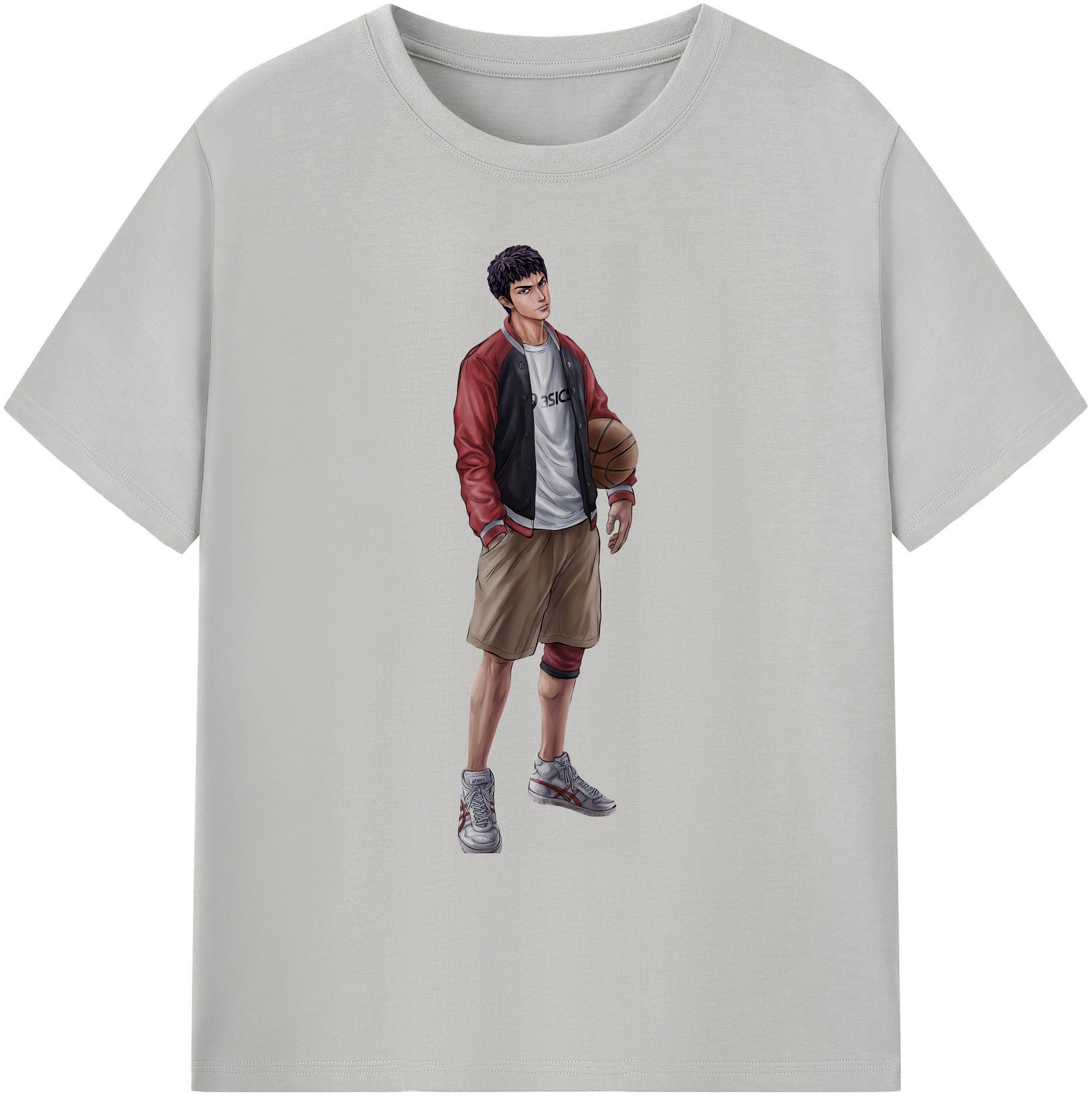 （画像用） SLAM DUNK／スラムダンク 綿100％ メンズ半袖Tシャツ｜肌触りやわらか＆通気性