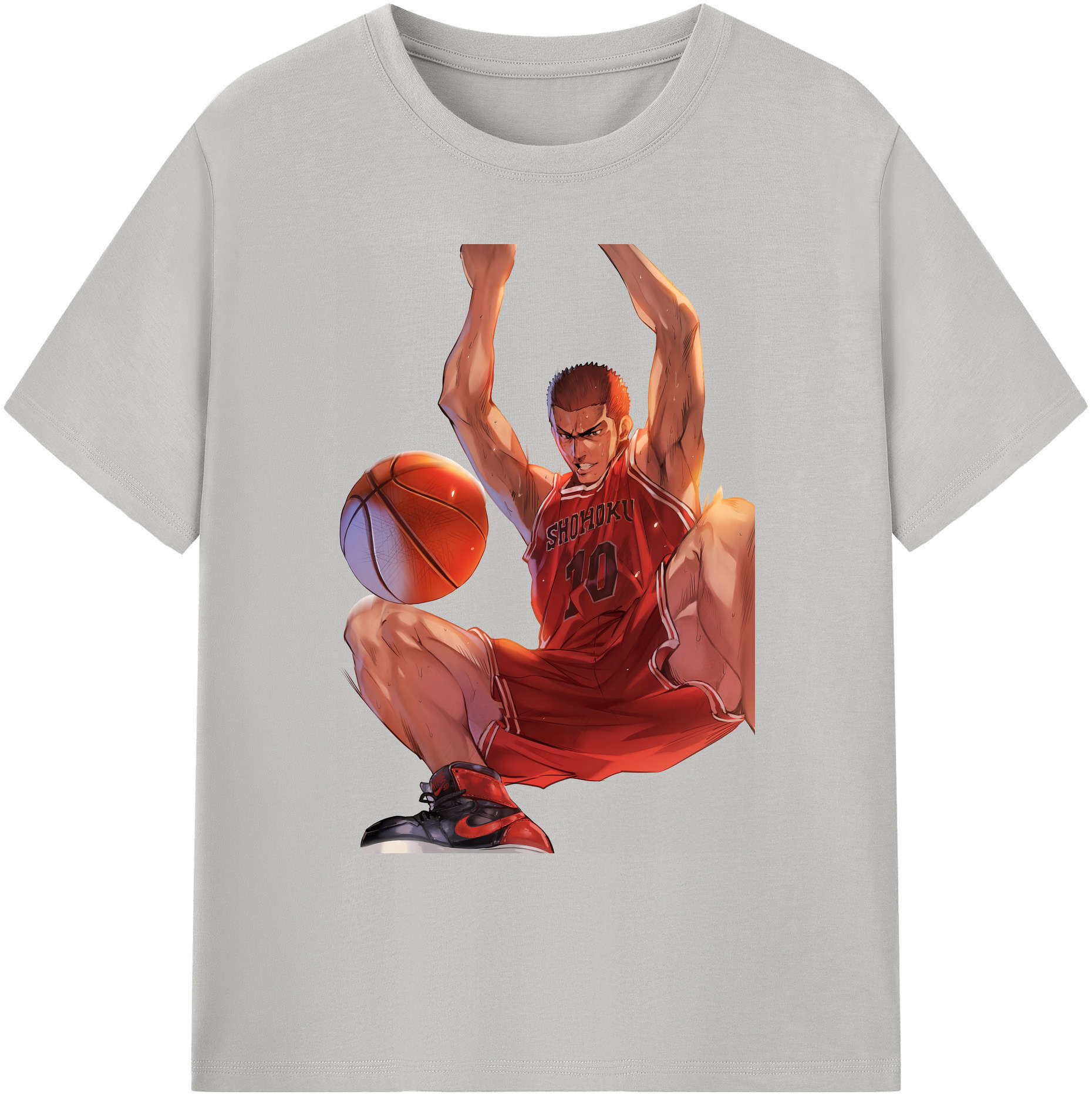 （画像用） SLAM DUNK／スラムダンク 綿100％ メンズ半袖Tシャツ｜肌触りやわらか＆通気性