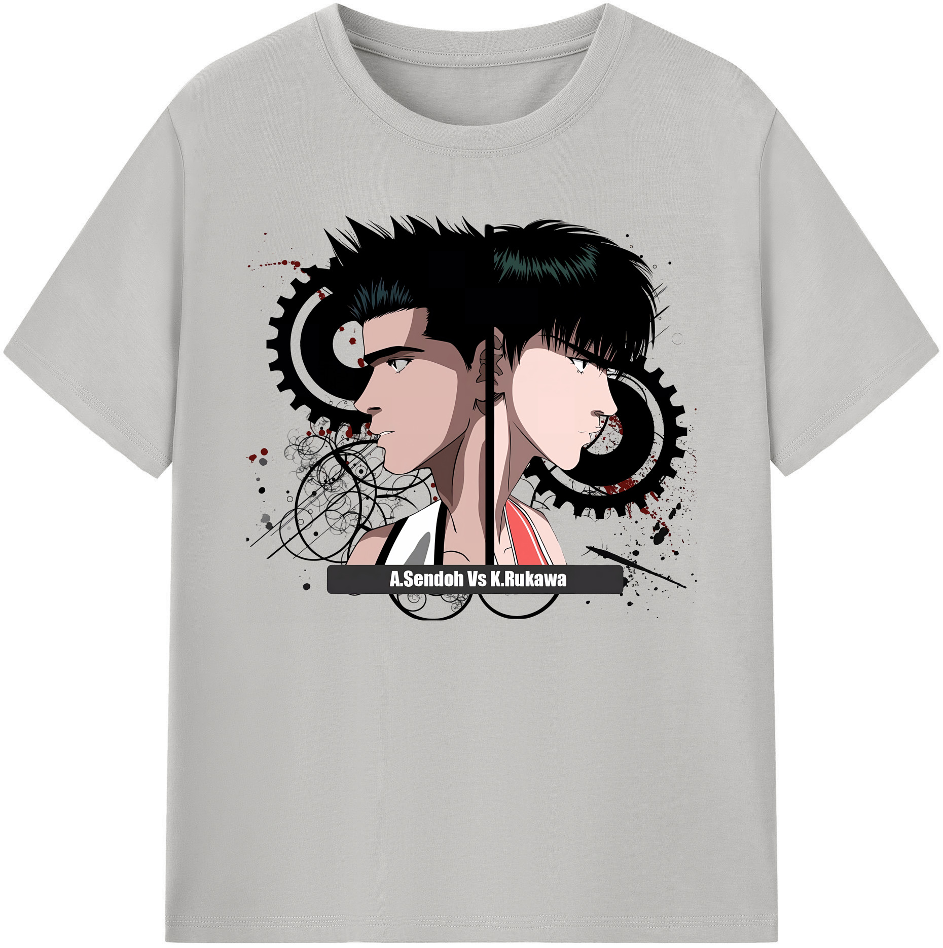 （画像用） SLAM DUNK／スラムダンク 綿100％ メンズ半袖Tシャツ｜肌触りやわらか＆通気性