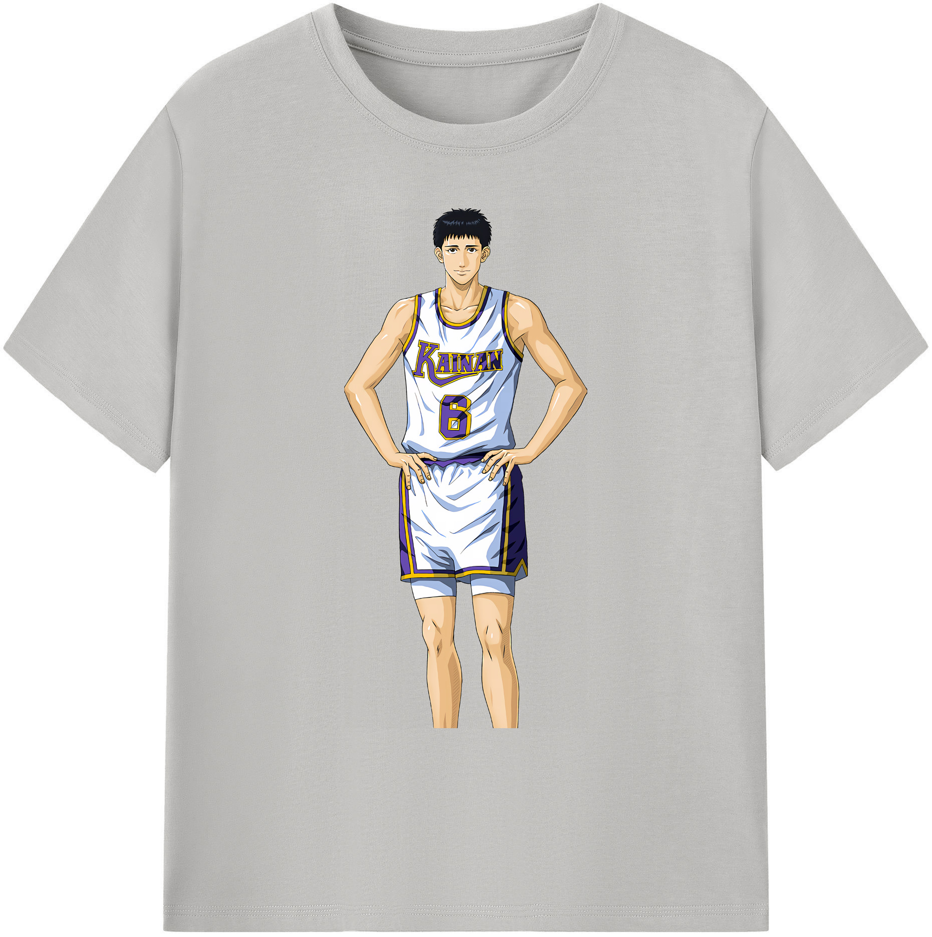 （画像用） SLAM DUNK／スラムダンク 綿100％ メンズ半袖Tシャツ｜肌触りやわらか＆通気性