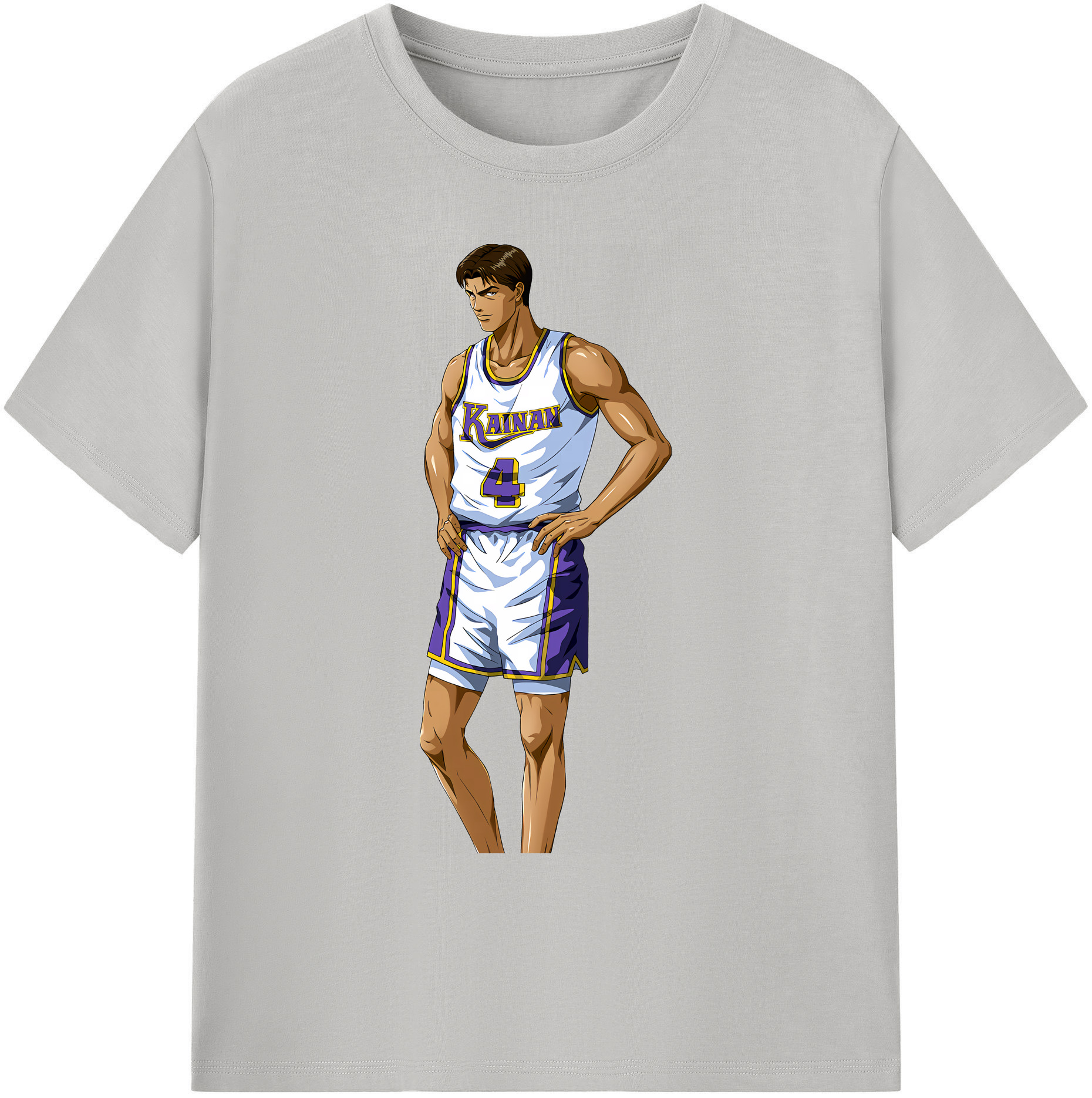 （画像用） SLAM DUNK／スラムダンク 綿100％ メンズ半袖Tシャツ｜肌触りやわらか＆通気性