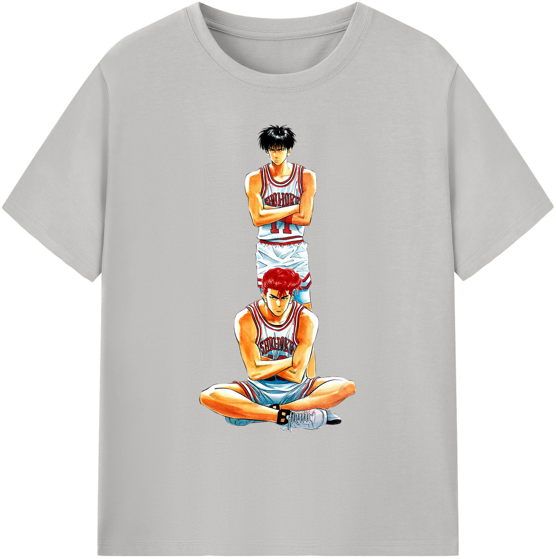 （画像用） SLAM DUNK／スラムダンク 綿100％ メンズ半袖Tシャツ｜肌触りやわらか＆通気性