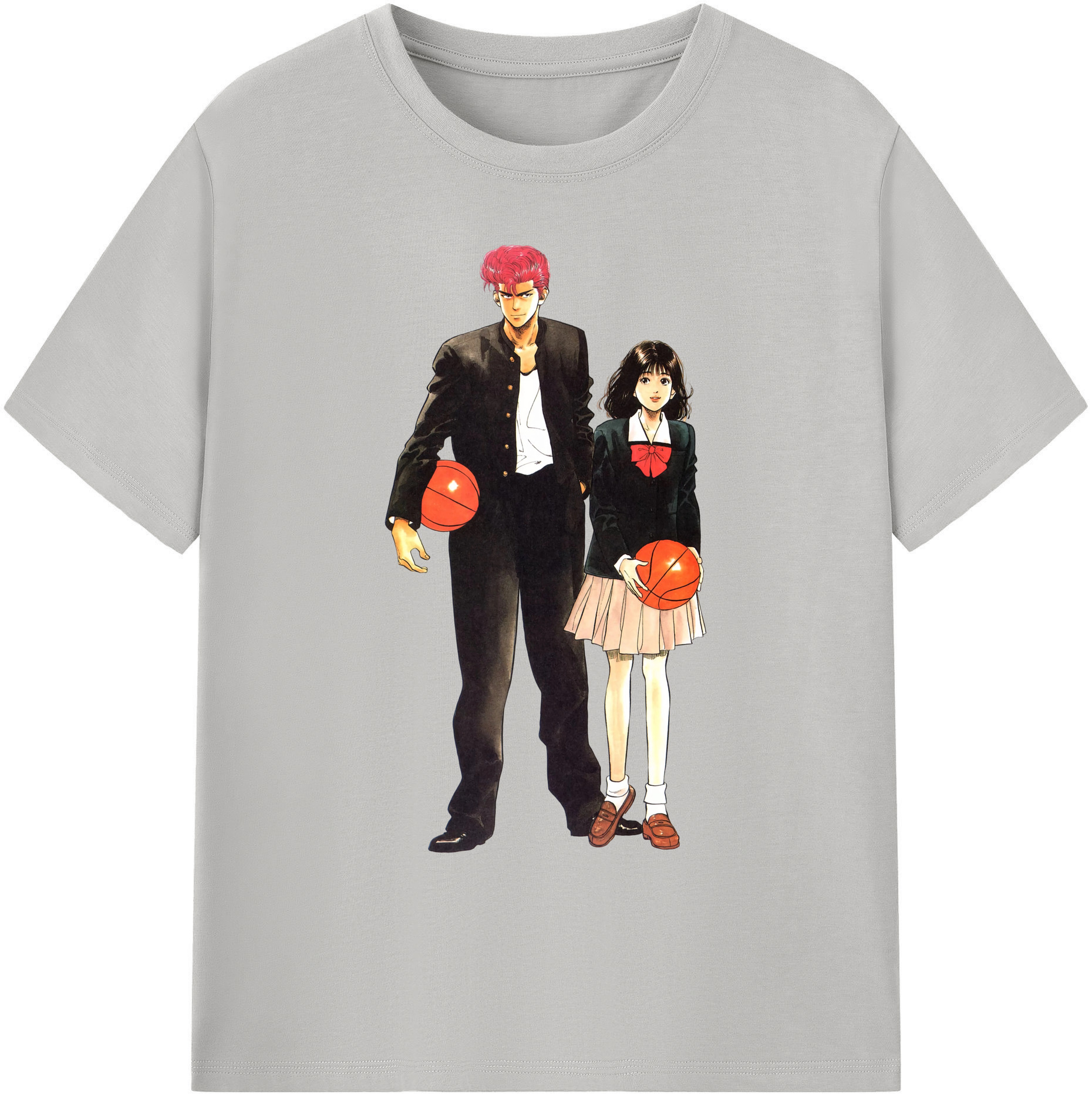（画像用） SLAM DUNK／スラムダンク 綿100％ メンズ半袖Tシャツ｜肌触りやわらか＆通気性