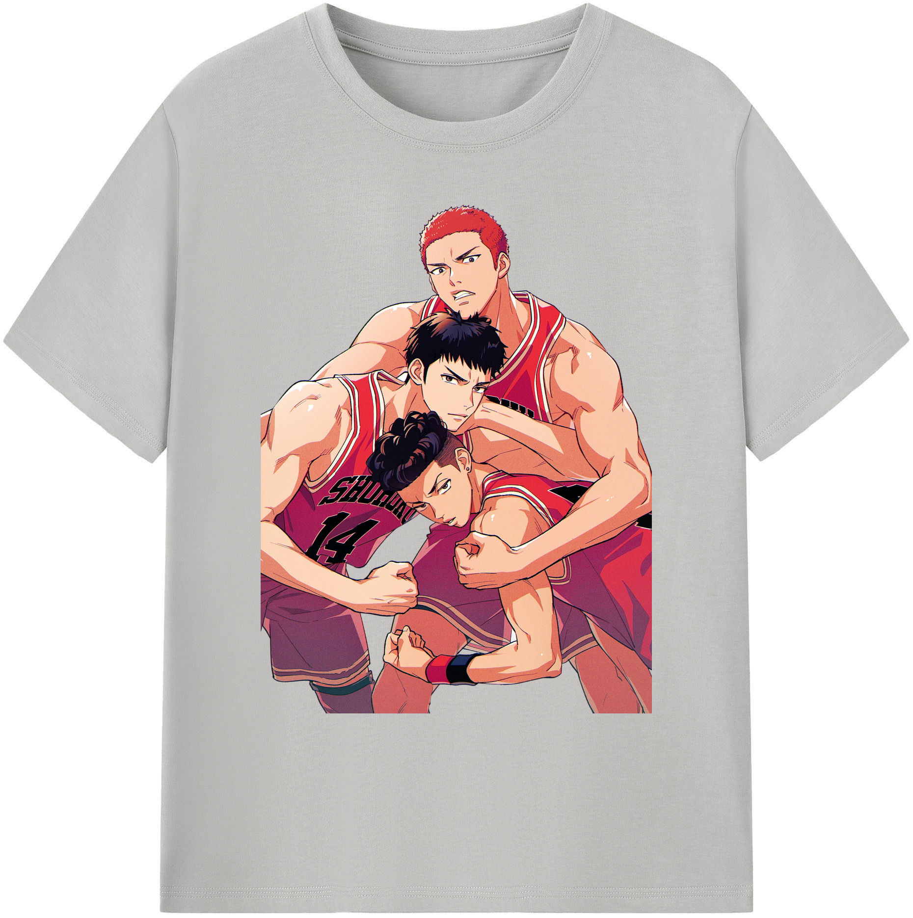 （画像用） SLAM DUNK／スラムダンク 綿100％ メンズ半袖Tシャツ｜肌触りやわらか＆通気性