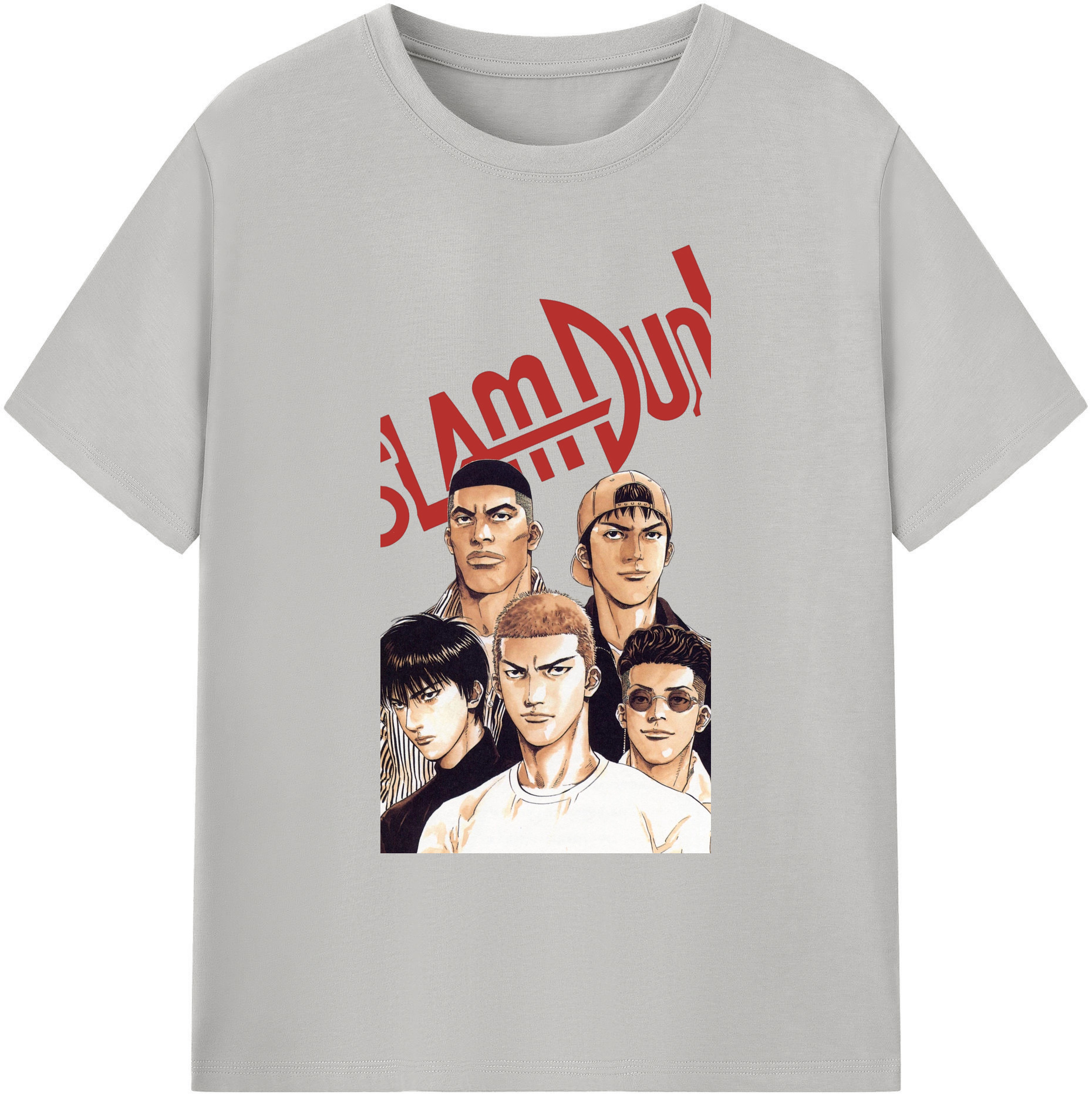 （画像用） SLAM DUNK／スラムダンク 綿100％ メンズ半袖Tシャツ｜肌触りやわらか＆通気性