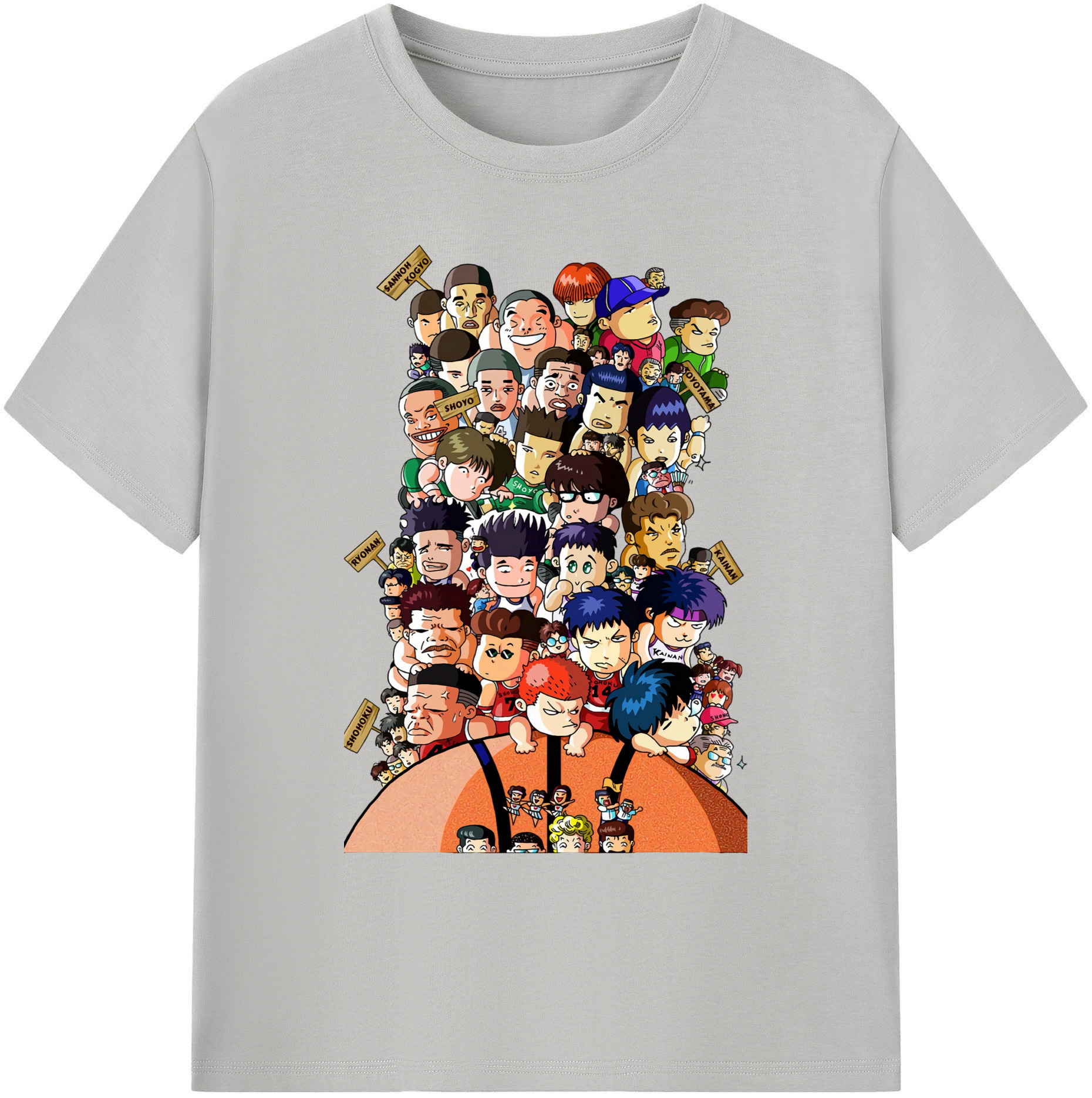 （画像用） SLAM DUNK／スラムダンク 綿100％ メンズ半袖Tシャツ｜肌触りやわらか＆通気性