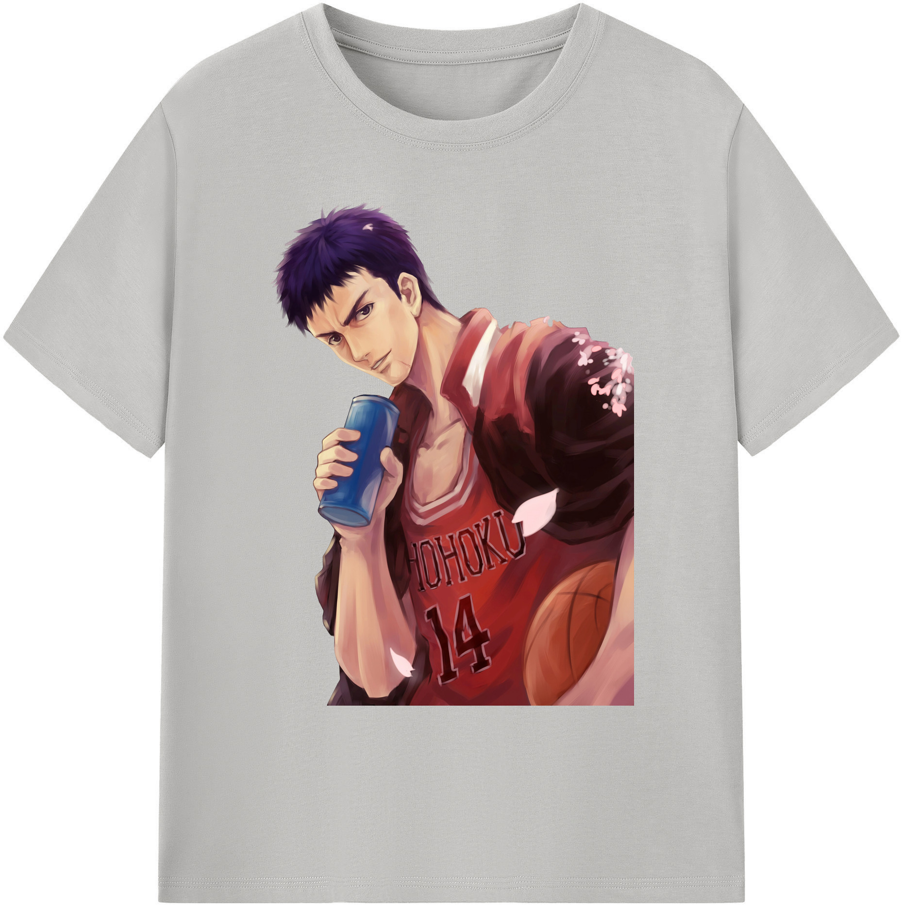 （画像用） SLAM DUNK／スラムダンク 綿100％ メンズ半袖Tシャツ｜肌触りやわらか＆通気性