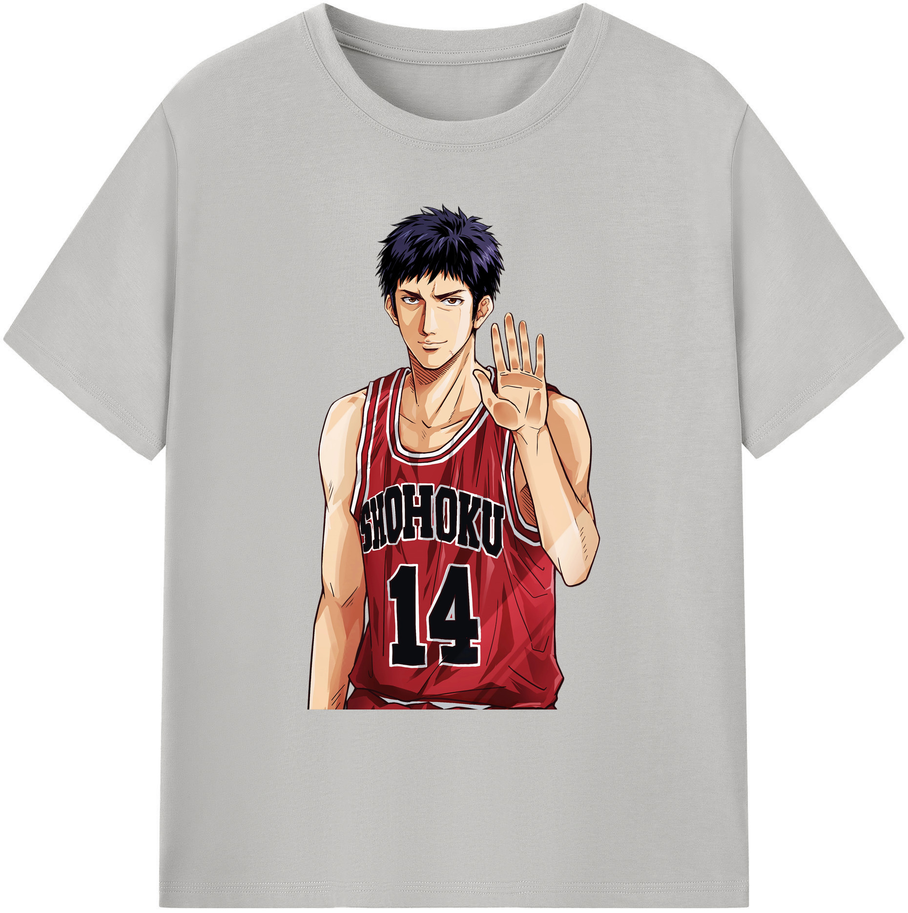 （画像用） SLAM DUNK／スラムダンク 綿100％ メンズ半袖Tシャツ｜肌触りやわらか＆通気性