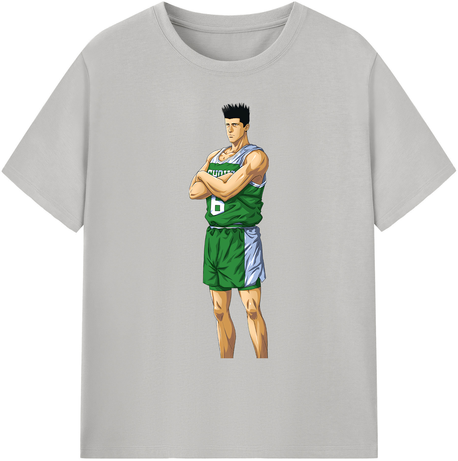 （画像用） SLAM DUNK／スラムダンク 綿100％ メンズ半袖Tシャツ｜肌触りやわらか＆通気性