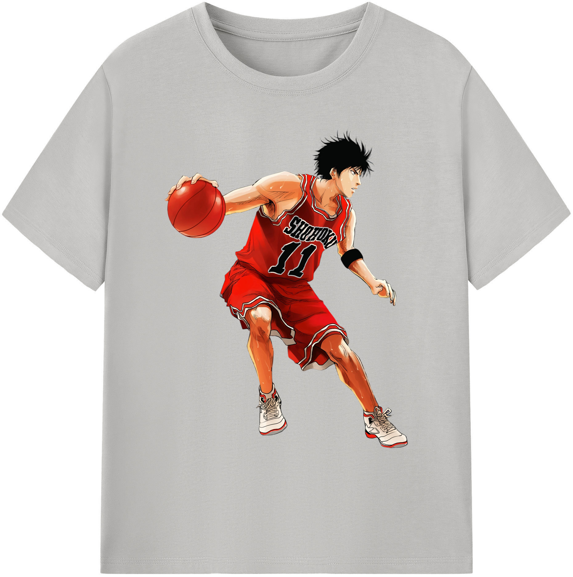 （画像用） SLAM DUNK／スラムダンク 綿100％ メンズ半袖Tシャツ｜肌触りやわらか＆通気性