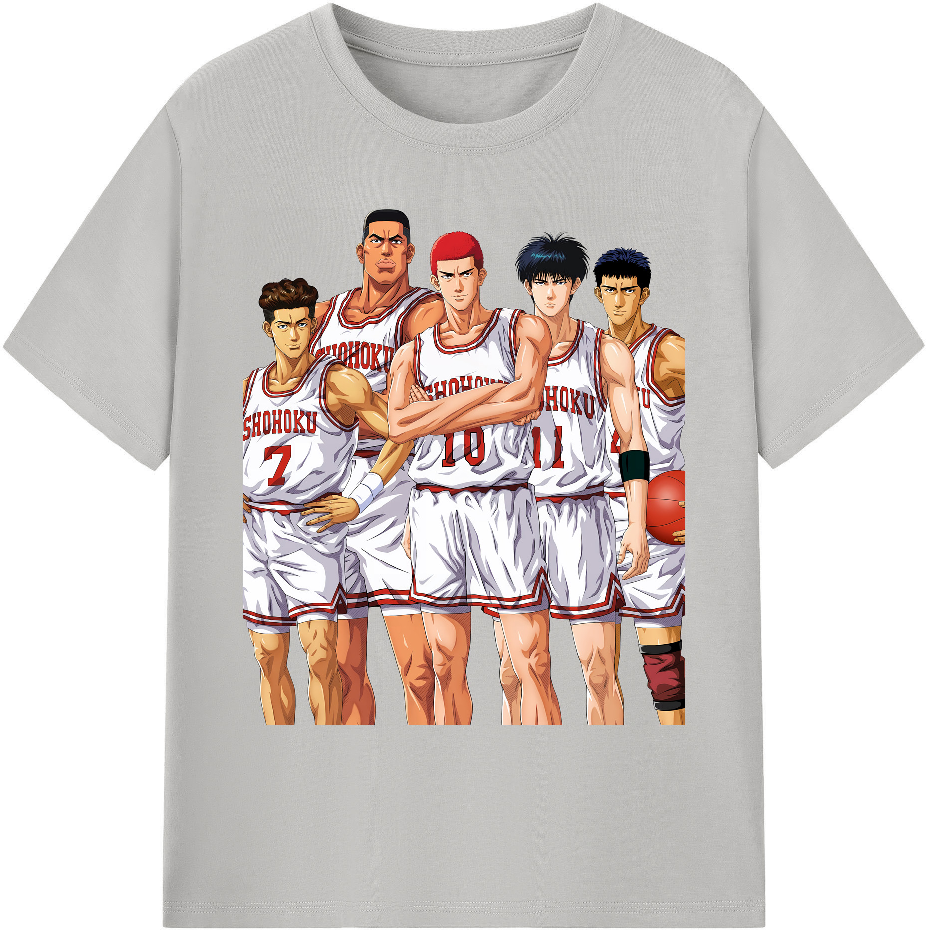 （画像用） SLAM DUNK／スラムダンク 綿100％ メンズ半袖Tシャツ｜肌触りやわらか＆通気性