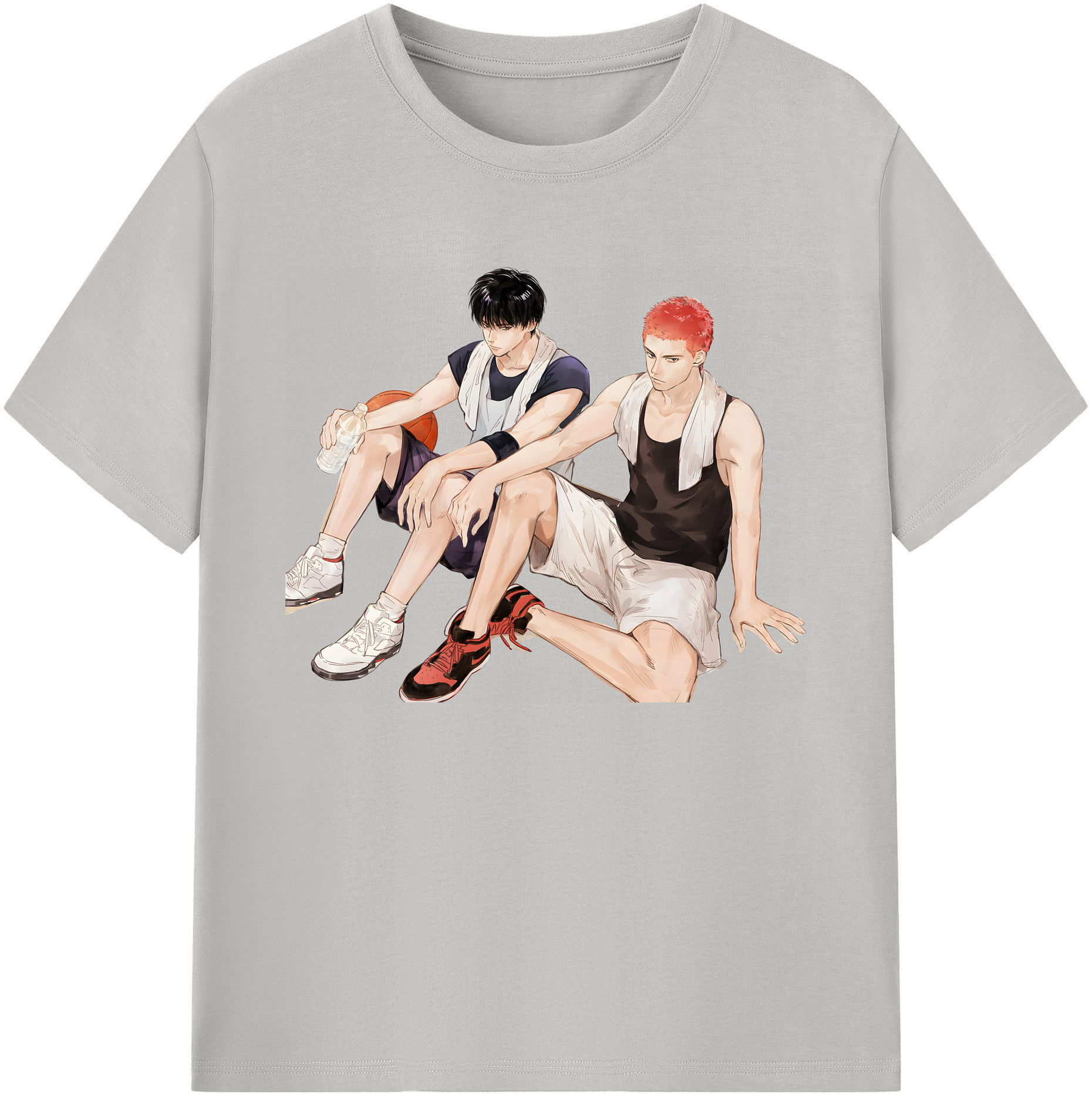 （画像用） SLAM DUNK／スラムダンク 綿100％ メンズ半袖Tシャツ｜肌触りやわらか＆通気性