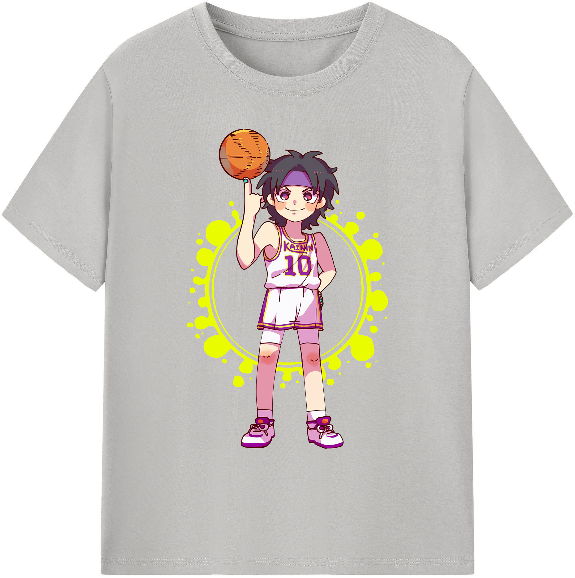 （画像用） SLAM DUNK／スラムダンク 綿100％ メンズ半袖Tシャツ｜肌触りやわらか＆通気性