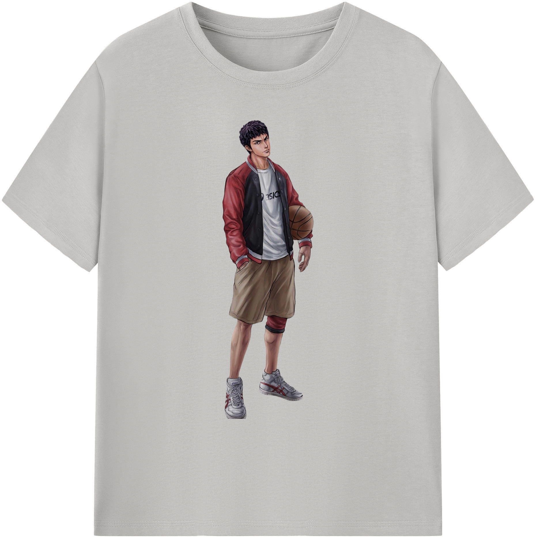 （画像用） SLAM DUNK／スラムダンク 綿100％ メンズ半袖Tシャツ｜肌触りやわらか＆通気性