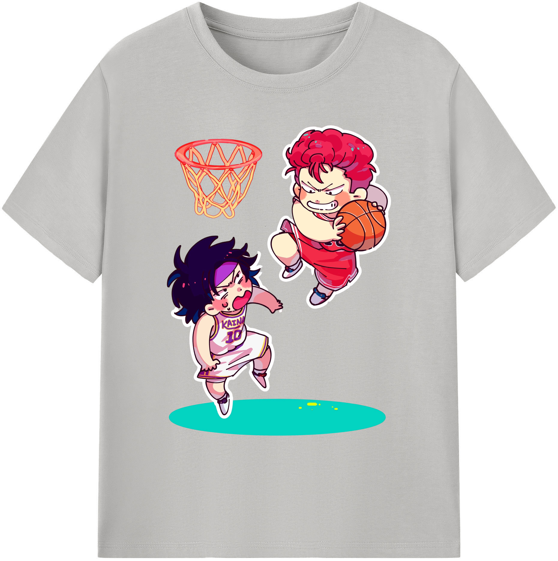（画像用） SLAM DUNK／スラムダンク 綿100％ メンズ半袖Tシャツ｜肌触りやわらか＆通気性