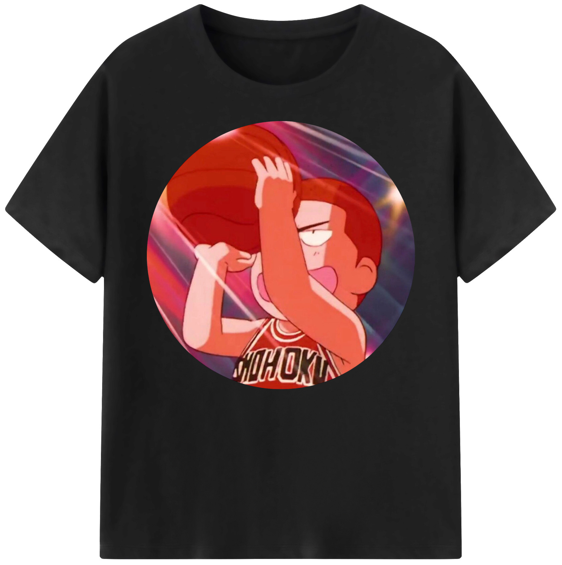 （画像用） SLAM DUNK／スラムダンク 綿100％ メンズ半袖Tシャツ｜肌触りやわらか＆通気性