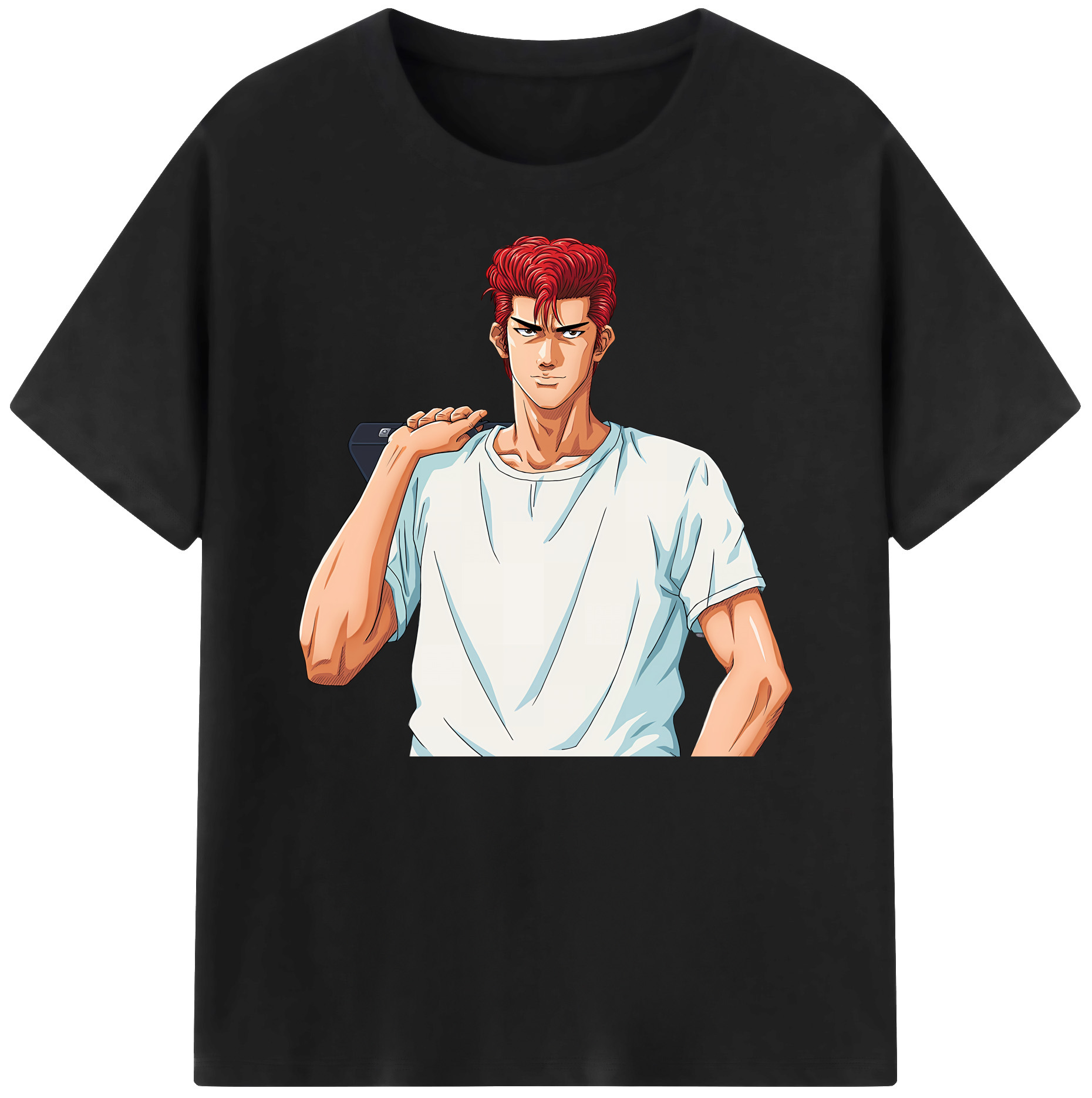 （画像用） SLAM DUNK／スラムダンク 綿100％ メンズ半袖Tシャツ｜肌触りやわらか＆通気性