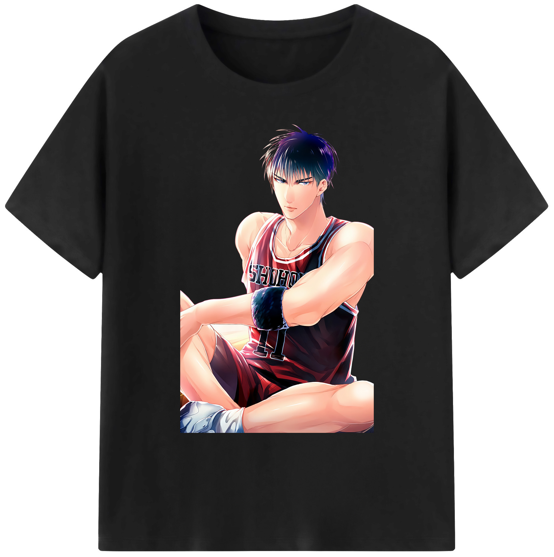 （画像用） SLAM DUNK／スラムダンク 綿100％ メンズ半袖Tシャツ｜肌触りやわらか＆通気性