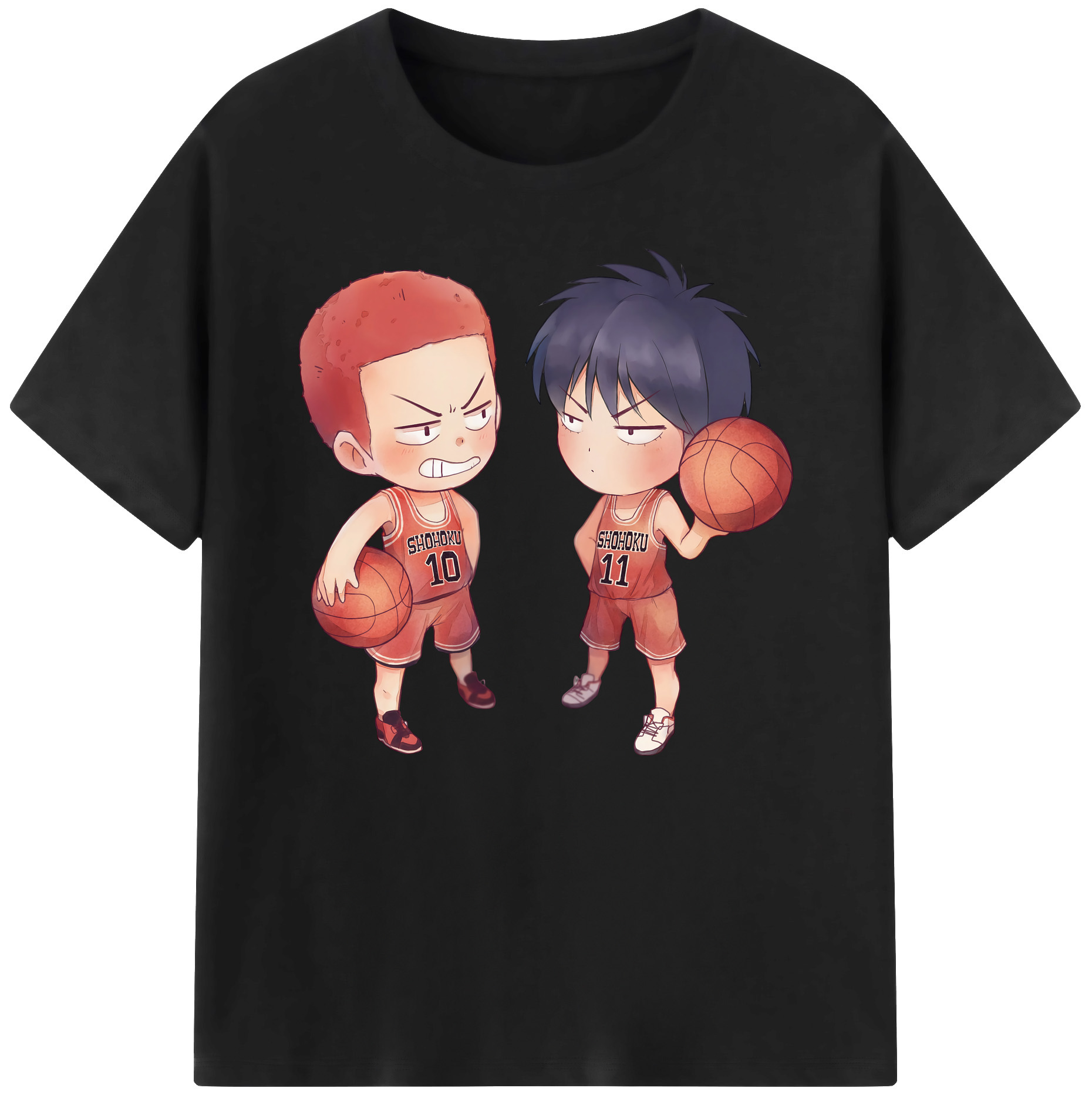 （画像用） SLAM DUNK／スラムダンク 綿100％ メンズ半袖Tシャツ｜肌触りやわらか＆通気性
