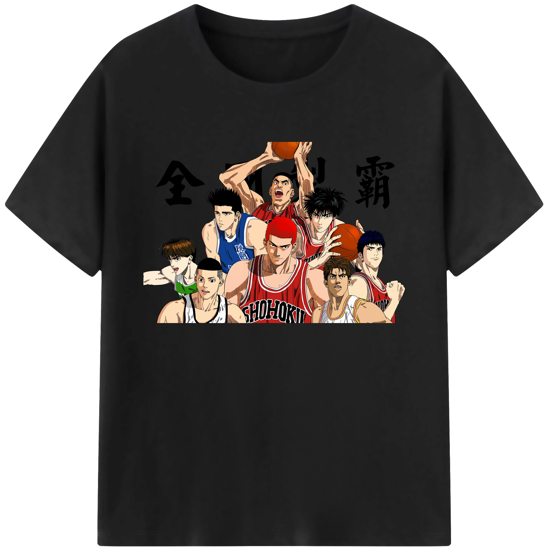 （画像用） SLAM DUNK／スラムダンク 綿100％ メンズ半袖Tシャツ｜肌触りやわらか＆通気性