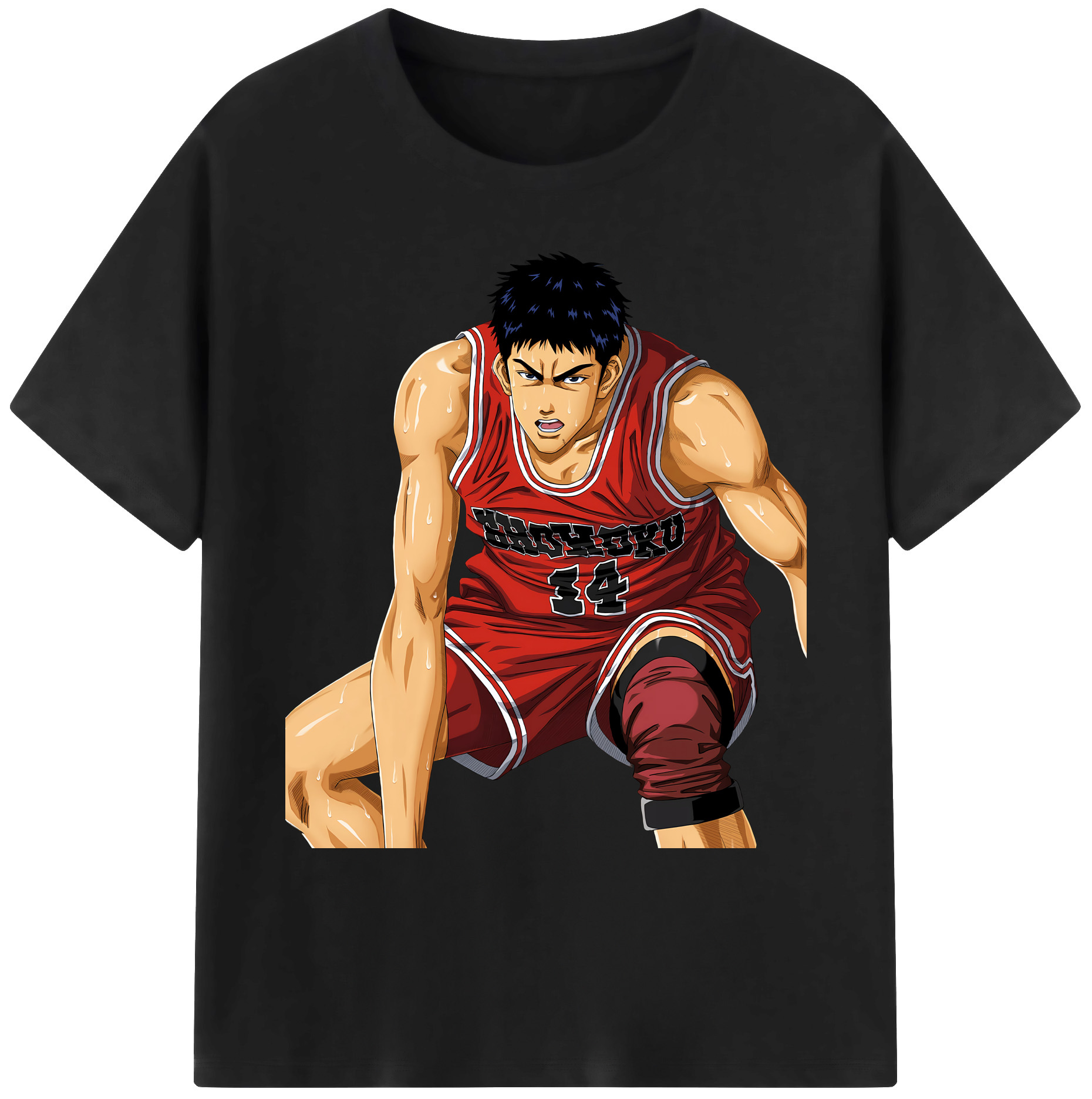 （画像用） SLAM DUNK／スラムダンク 綿100％ メンズ半袖Tシャツ｜肌触りやわらか＆通気性