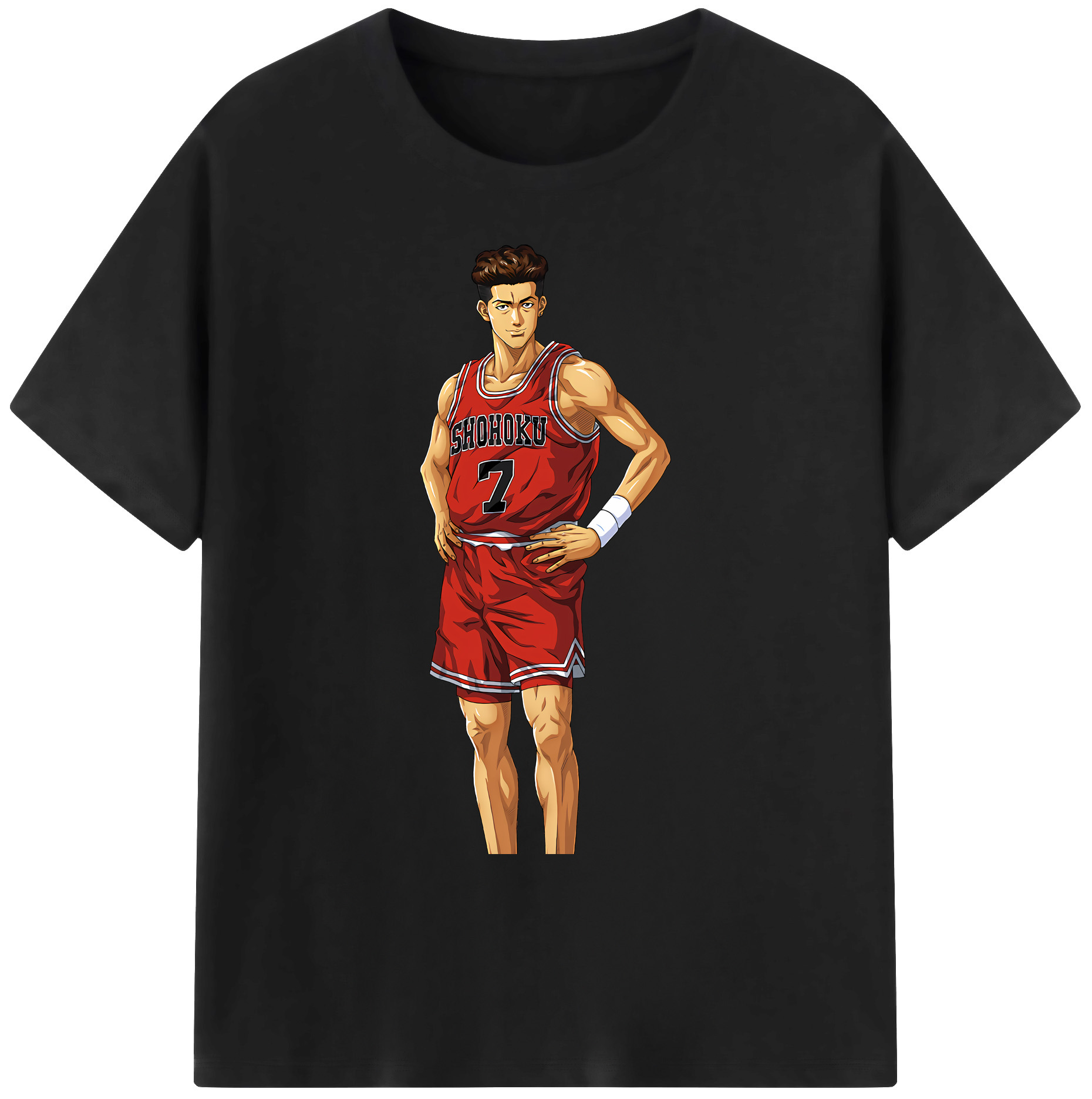 （画像用） SLAM DUNK／スラムダンク 綿100％ メンズ半袖Tシャツ｜肌触りやわらか＆通気性