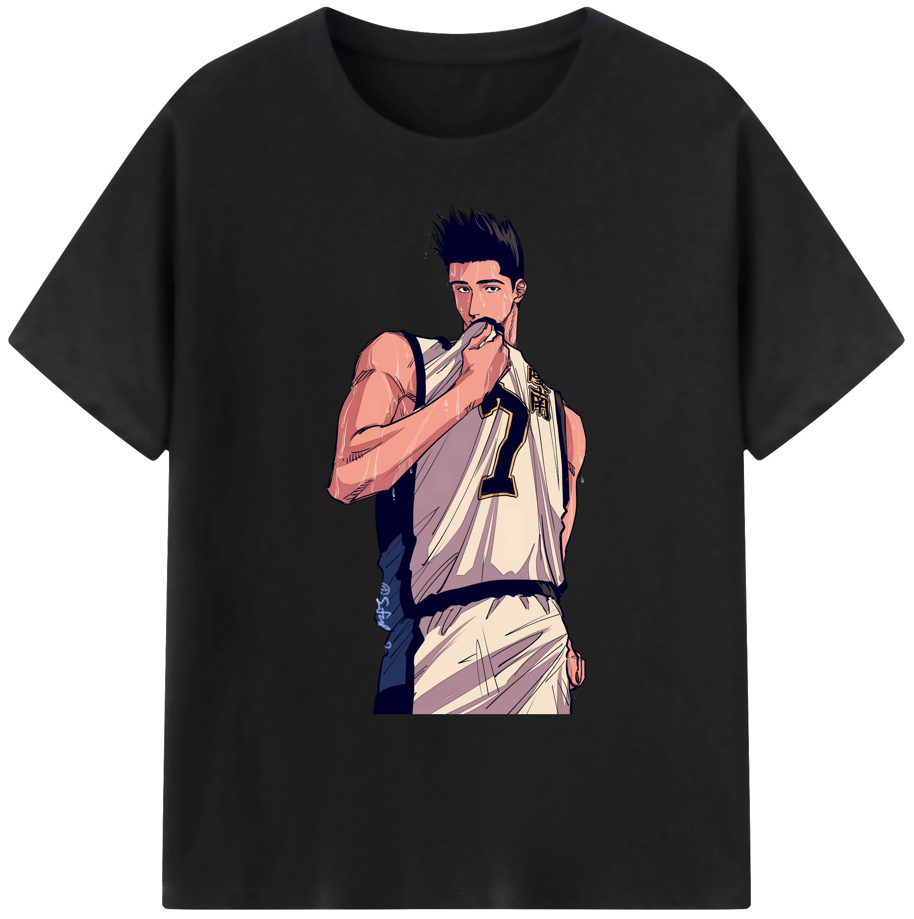 （画像用） SLAM DUNK／スラムダンク 綿100％ メンズ半袖Tシャツ｜肌触りやわらか＆通気性
