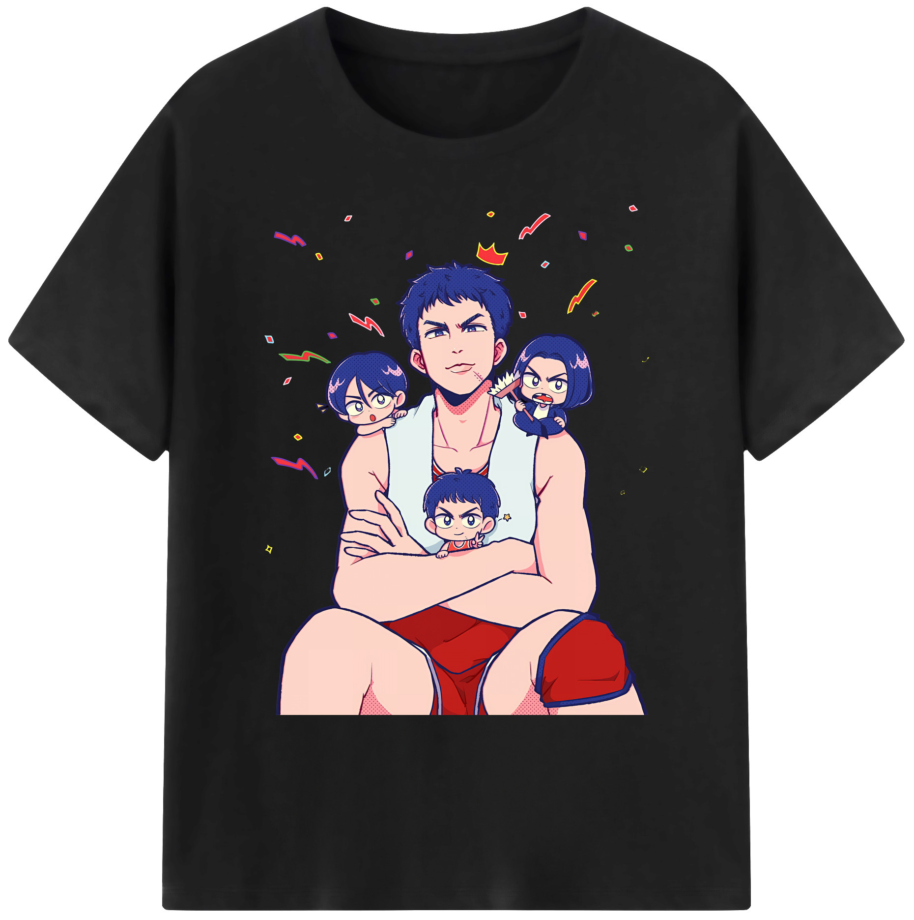 （画像用） SLAM DUNK／スラムダンク 綿100％ メンズ半袖Tシャツ｜肌触りやわらか＆通気性