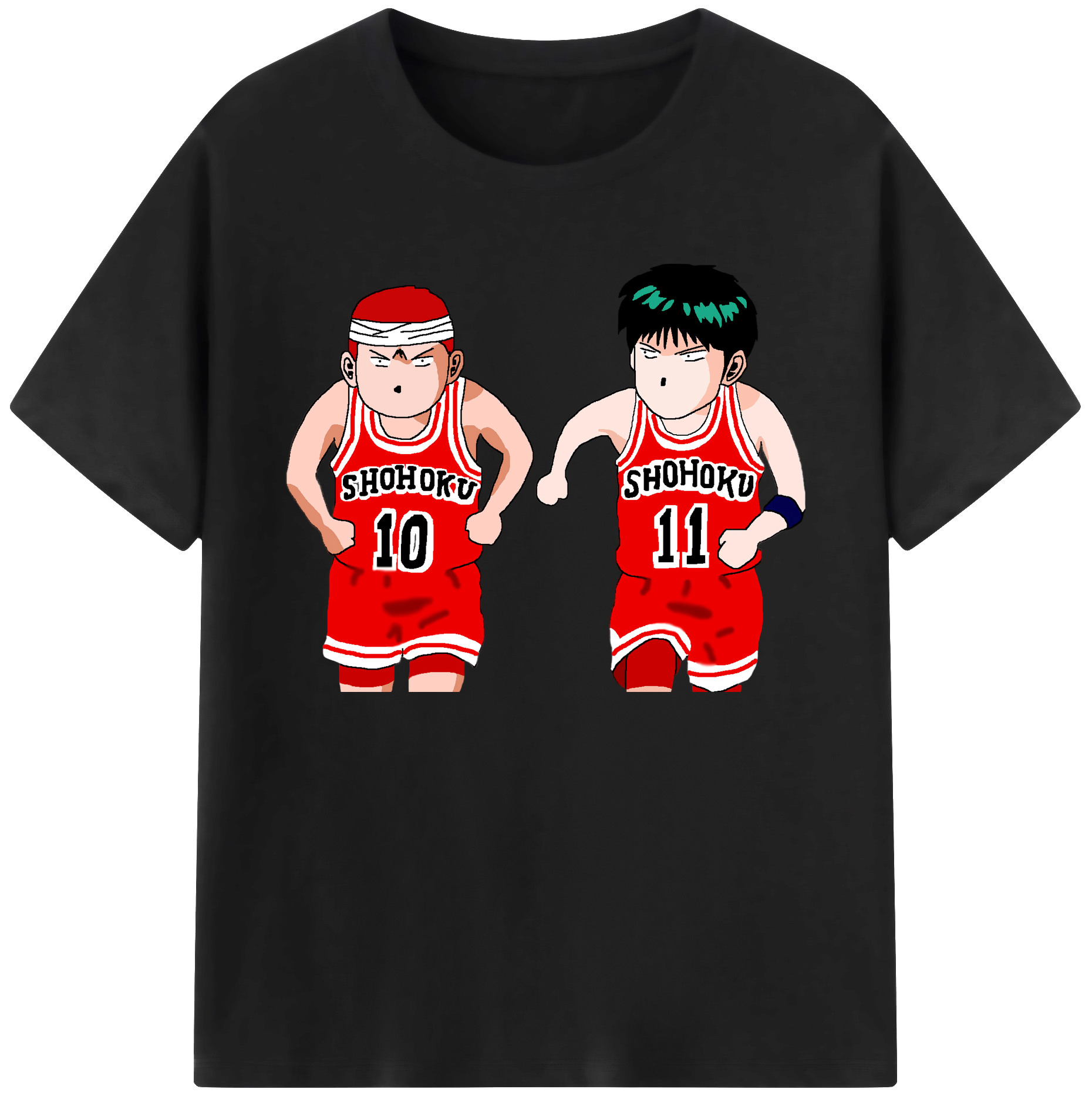 （画像用） SLAM DUNK／スラムダンク 綿100％ メンズ半袖Tシャツ｜肌触りやわらか＆通気性